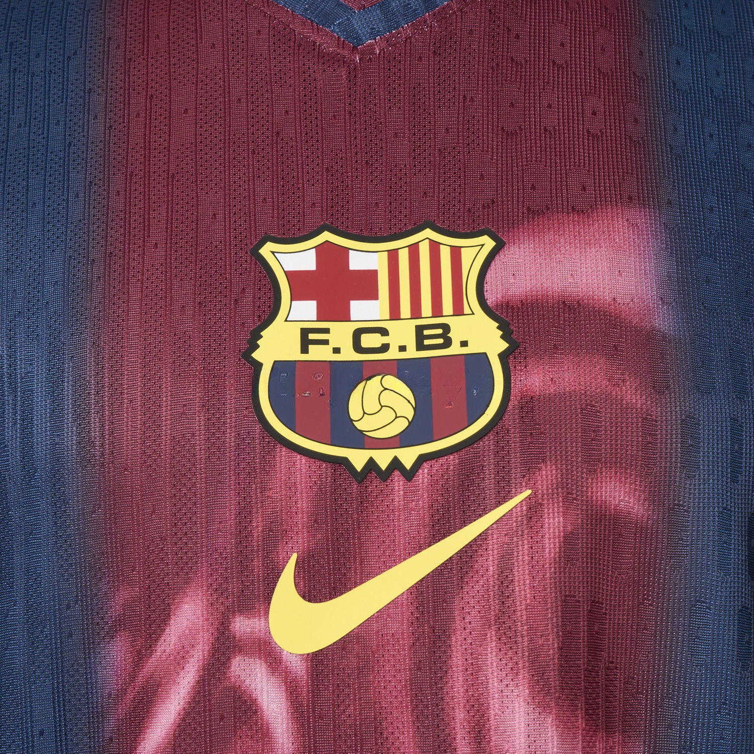 B.A.R.S.A x Travis Scott 2000-01 Home Retro Style Skeleton Jersey - Player Version - Unitedfutballjersey