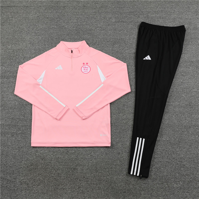 Algeria 23-24 Long Sleeve Training Set -Pink - Unitedfutballjersey