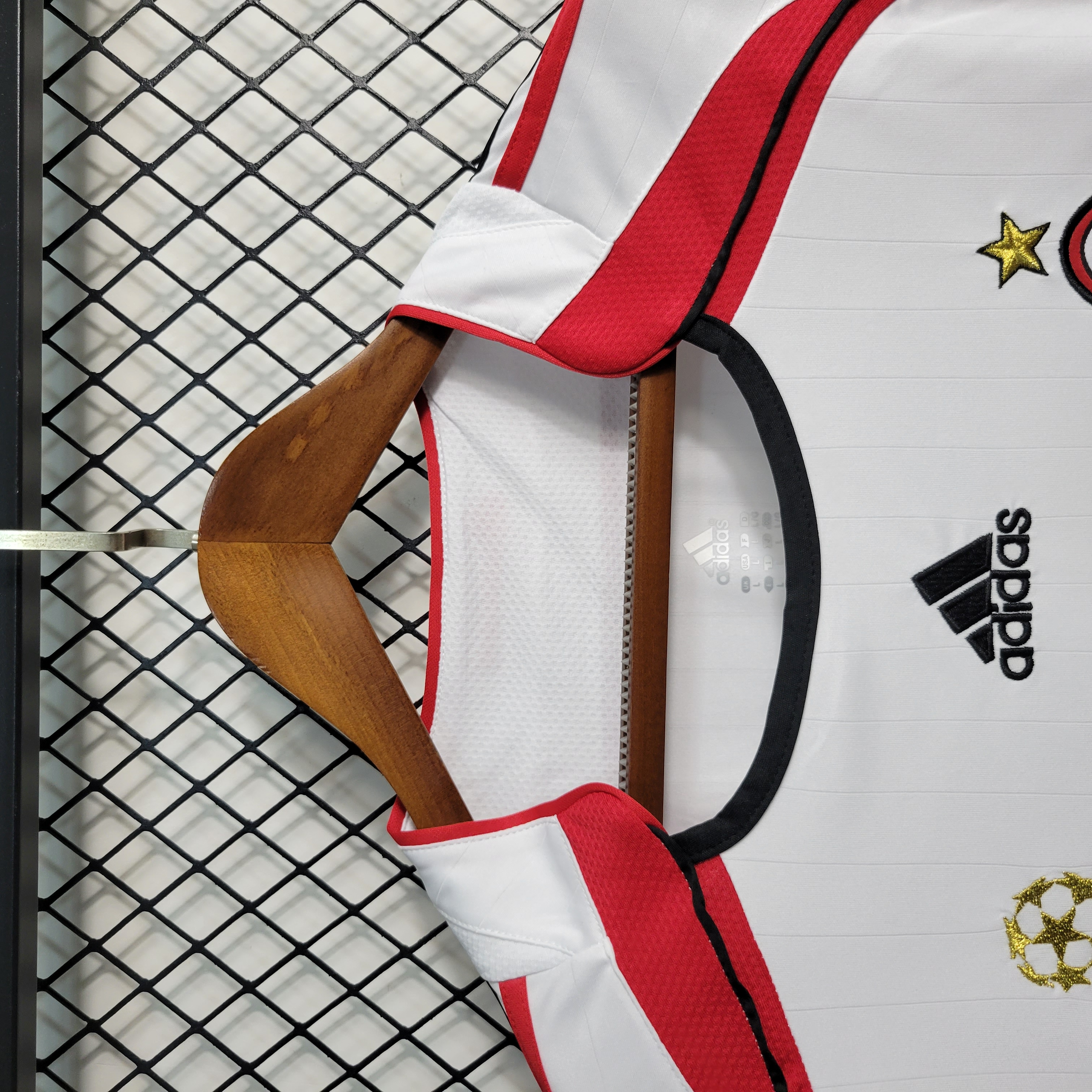 Retro AC Milan 06-07 Away Stadium Long Sleeve Jersey - Champions League Final - Unitedfutballjersey