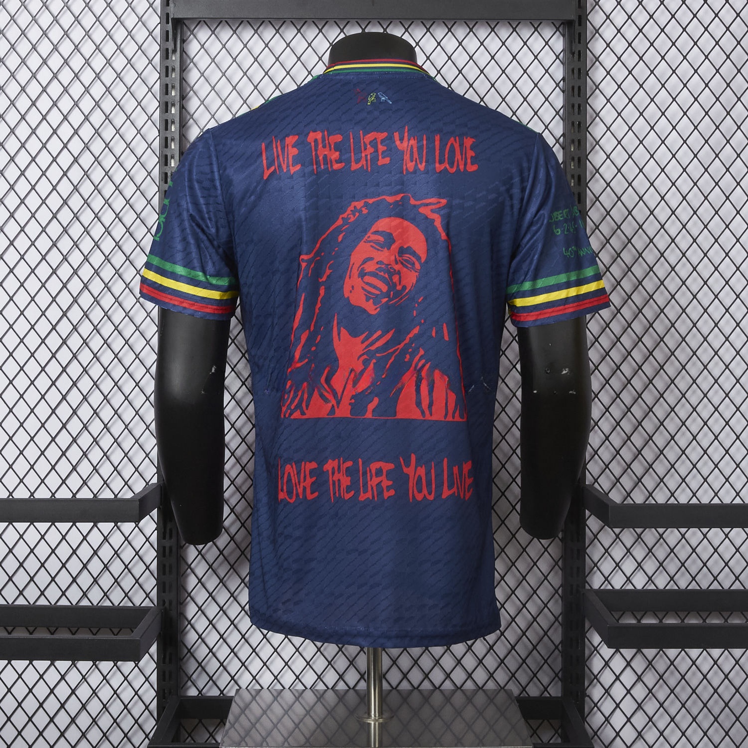 Ajax x B-O-B Marly 2025-26 40th Blue Special Edition Jersey - Player Version - Unitedfutballjersey