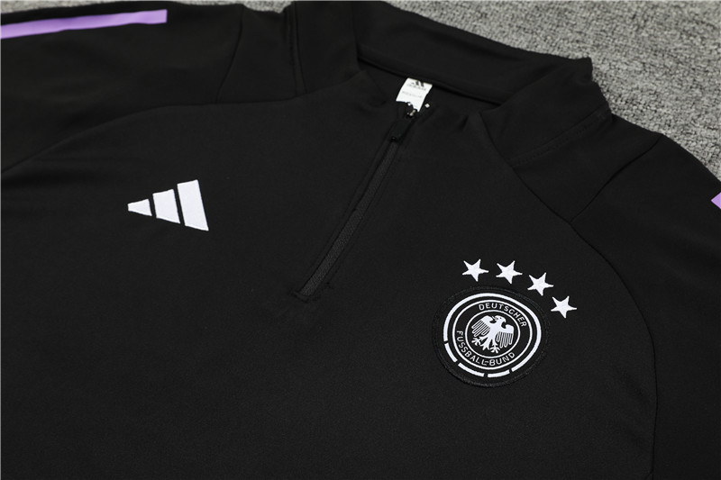 Germany 2024 Long Sleeve Training Set - Black - Unitedfutballjersey