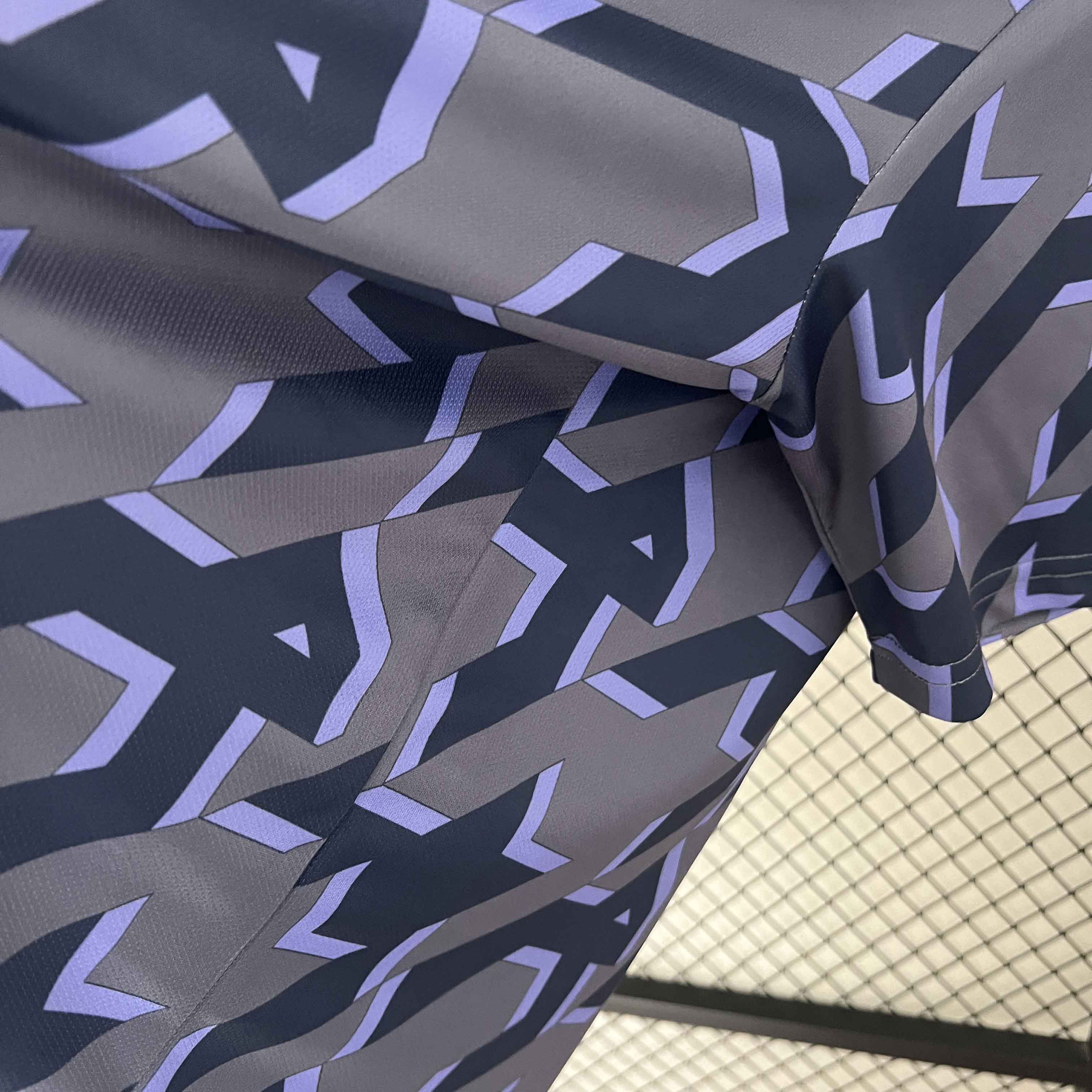 Real Madrid 23-24 Houndstooth Pattern Pre-match Jersey - Fans Version - Unitedfutballjersey