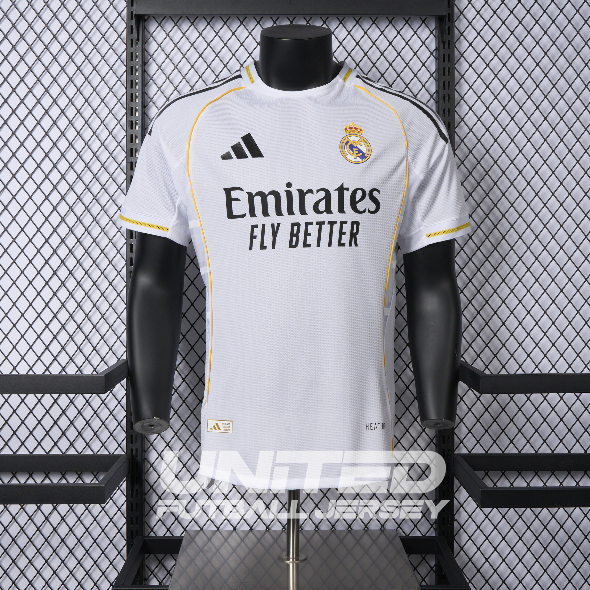 Real Madrid 25-26 Home Jersey (Informal-release Version) - Player Version - Unitedfutballjersey