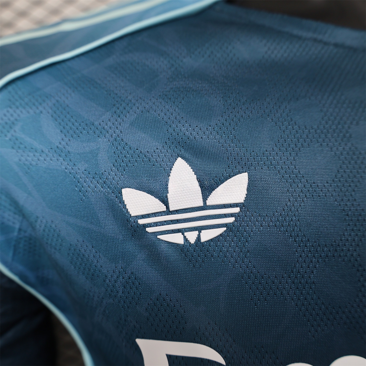 Real Madrid 25-26 Blue Gradient Jersey with RMFC Pattern - Player Version - Unitedfutballjersey