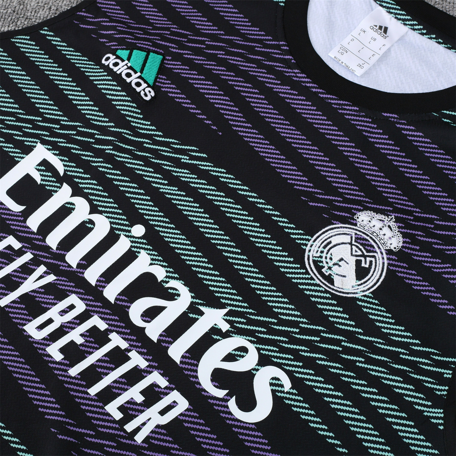 Real Madrid 23-24 Striped Training Vest Suit - Unitedfutballjersey