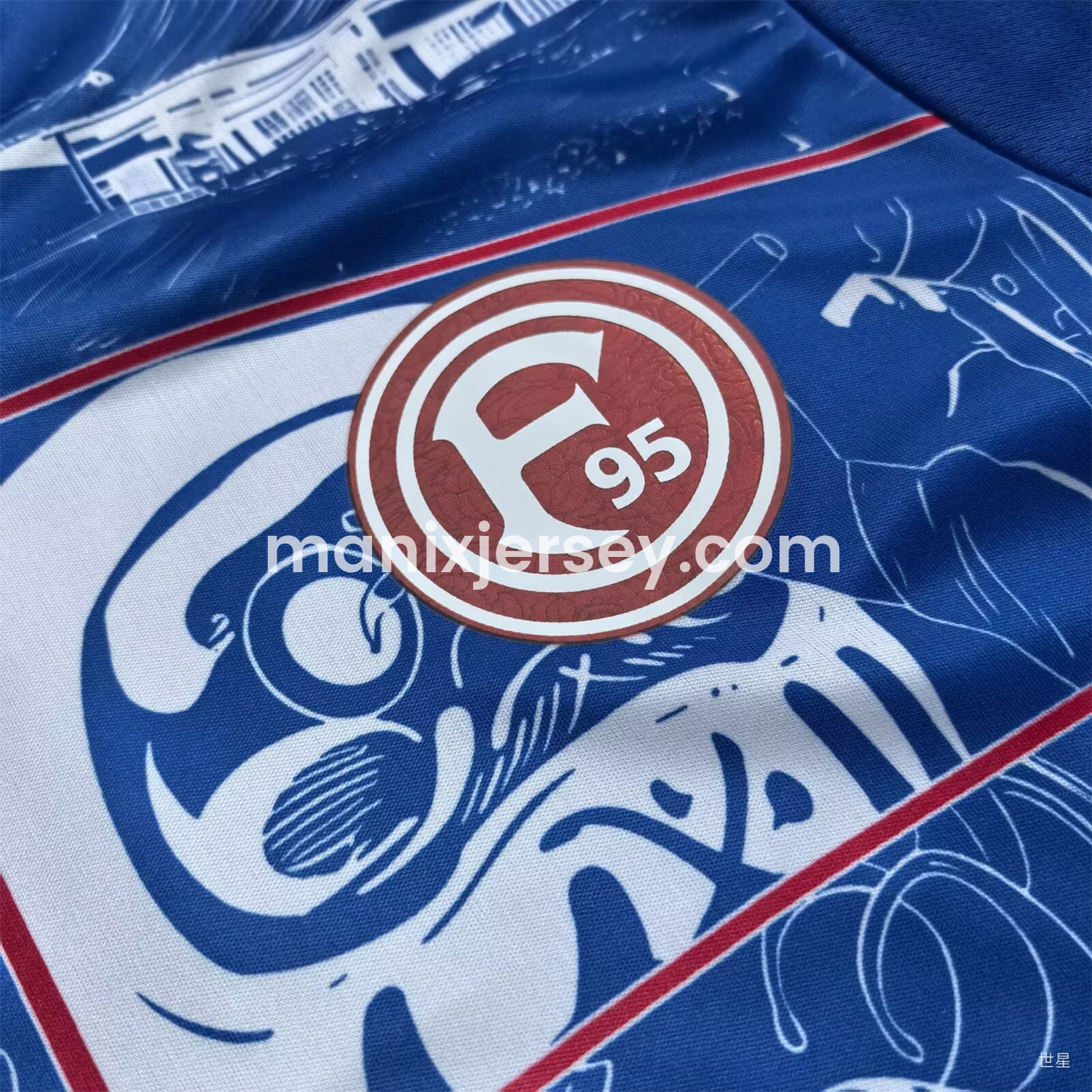Fortuna Düsseldorf 24-25 Katana Blue Special Edition Jersey - Fans Version - Unitedfutballjersey
