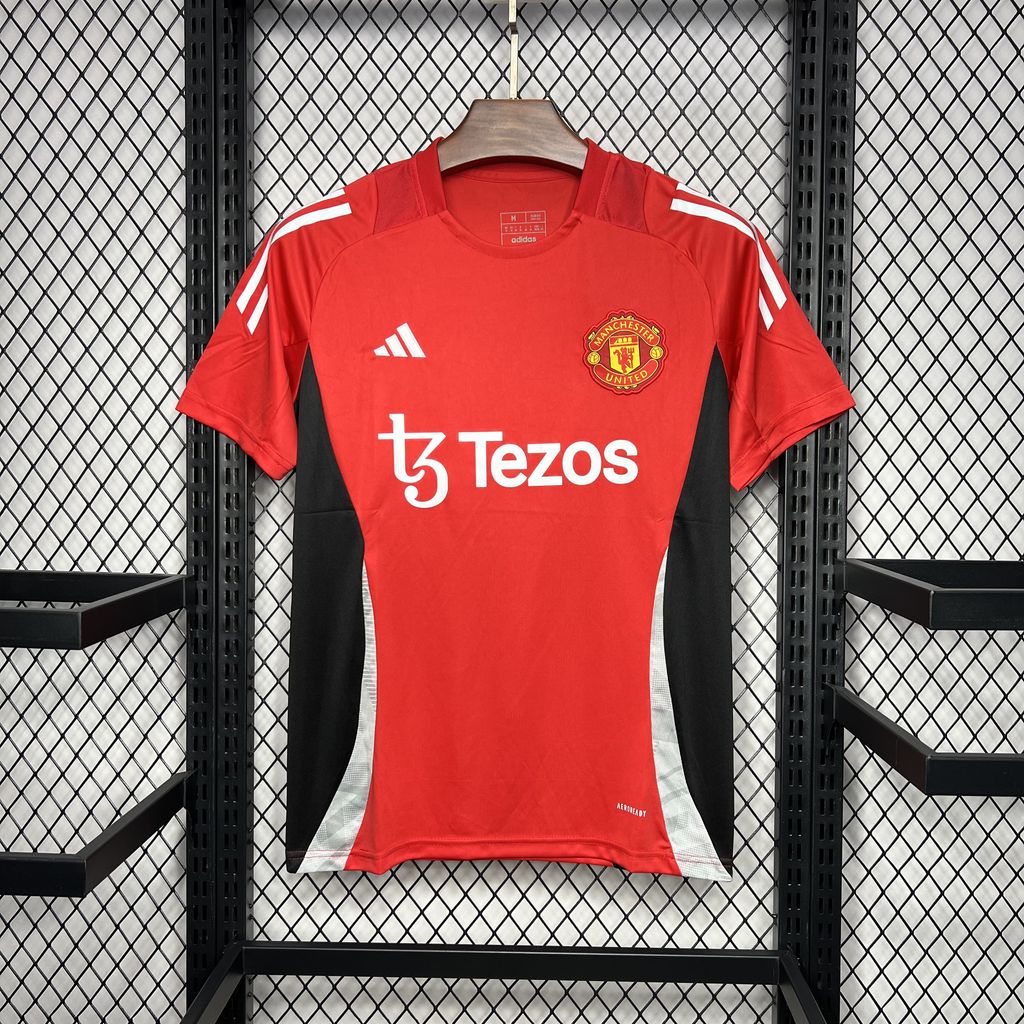 Manchester United 24-25 Red Pre-match Training Jersey - Fans Version - Unitedfutballjersey