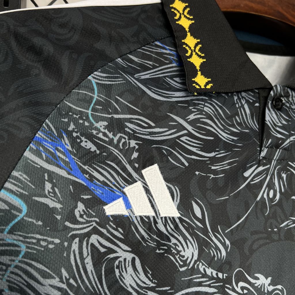 Real Madrid 24-25 White & Blue Loong Special Edition Jersey - Fans Version - Unitedfutballjersey