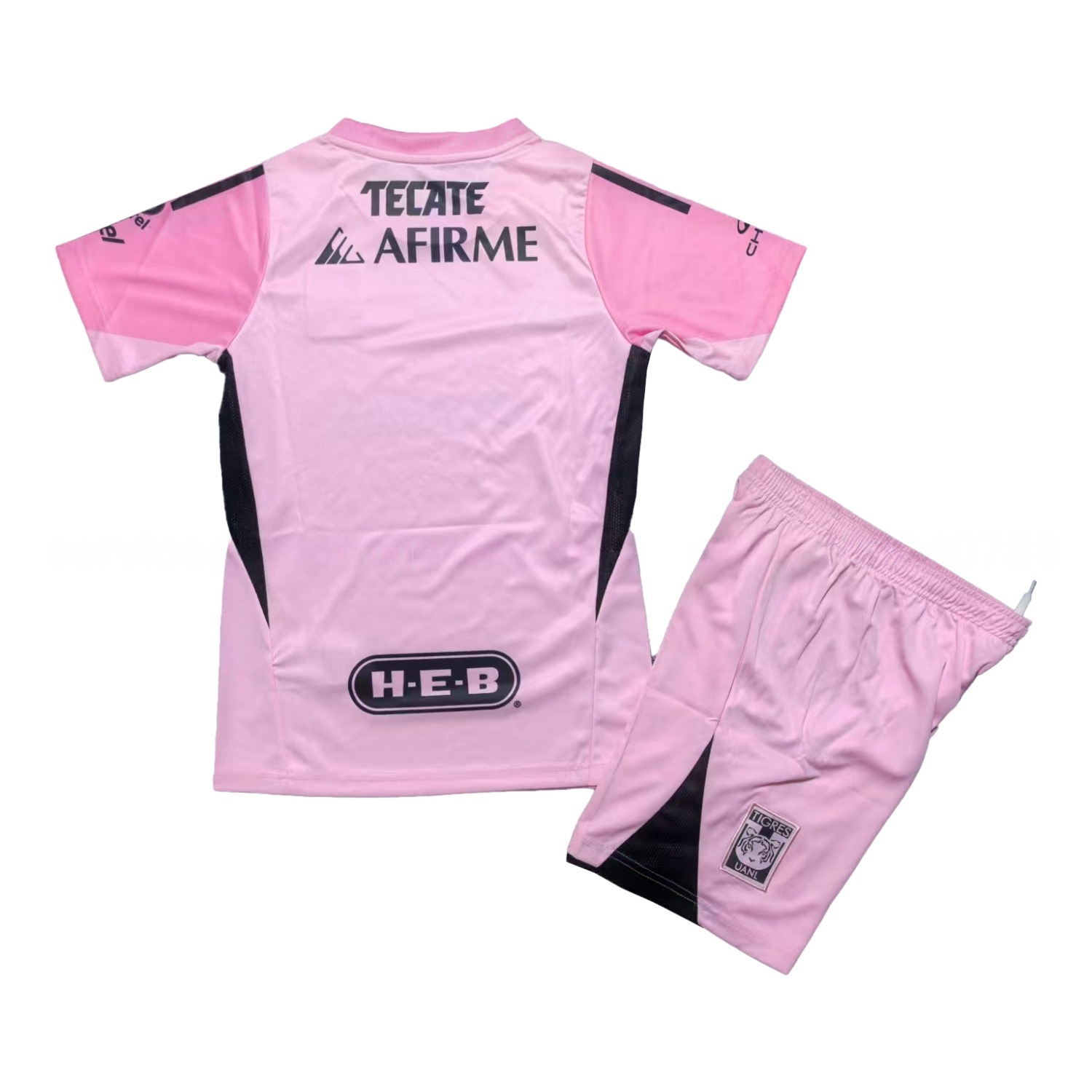 Tigres UANL 25-26 Pink Goalkeeper Kids Kit - Unitedfutballjersey