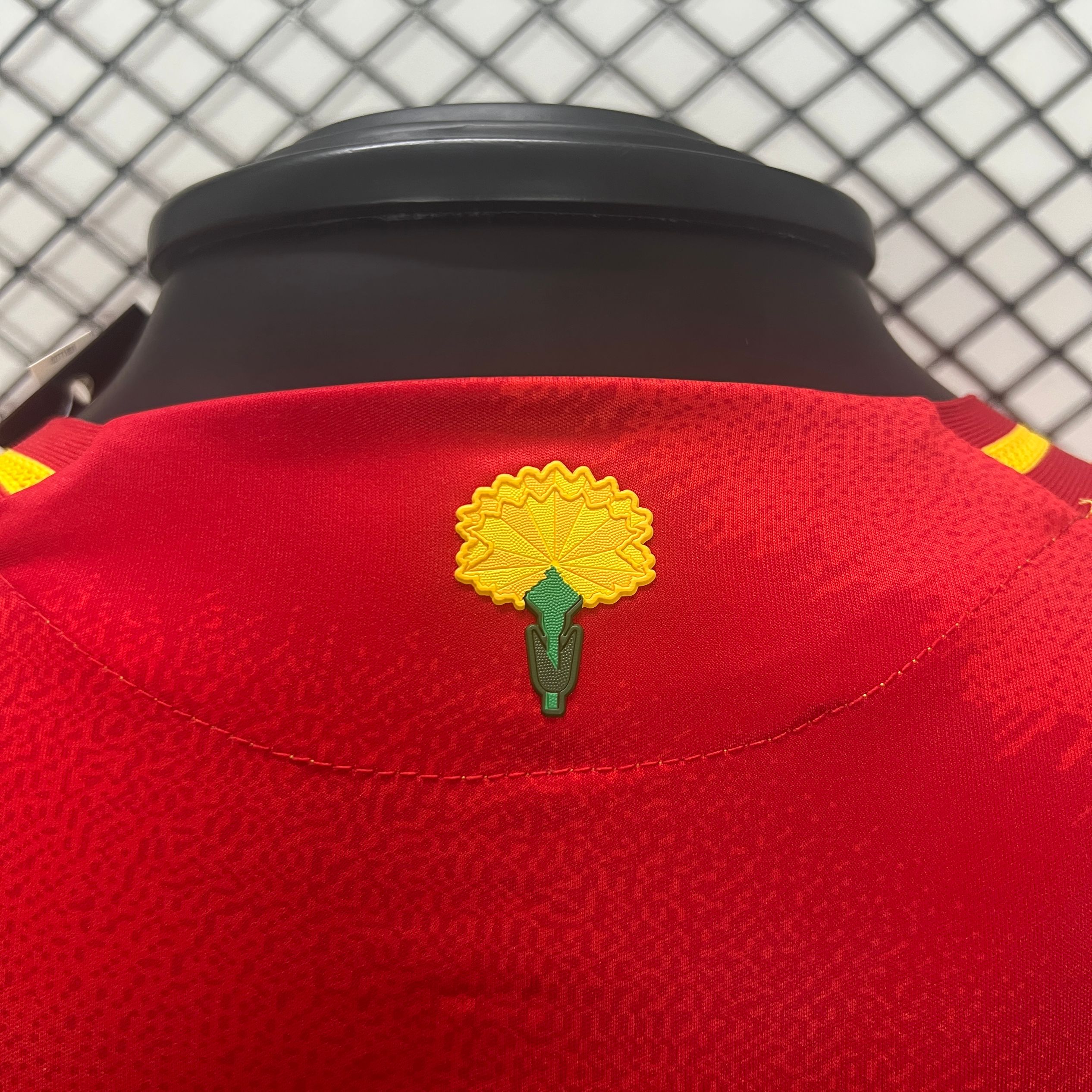 Spain 2024 Home Stadium Long Sleeve Jersey - Player Version - Unitedfutballjersey