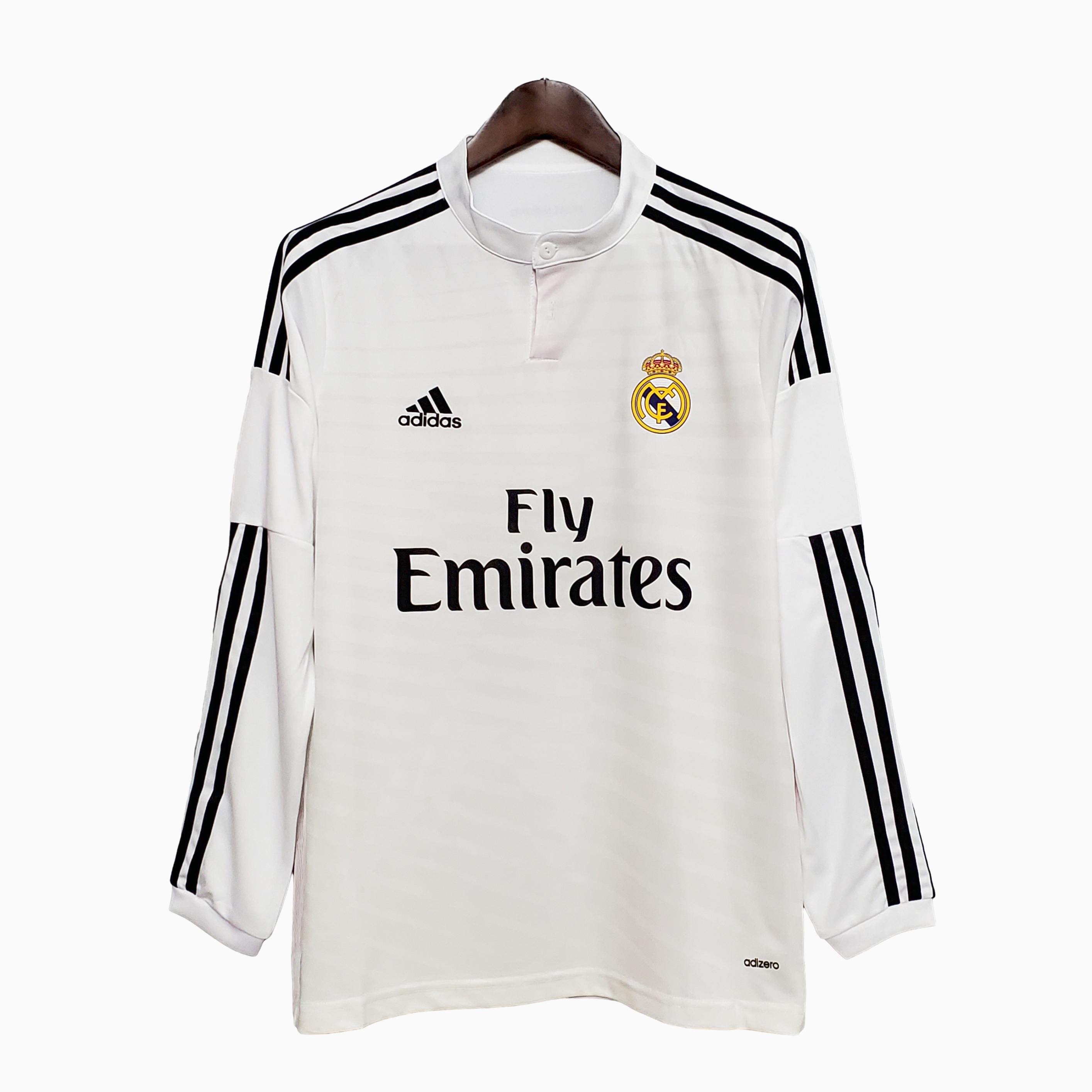 Retro Real Madrid 14-15 Home Stadium Long Sleeve Jersey - Unitedfutballjersey
