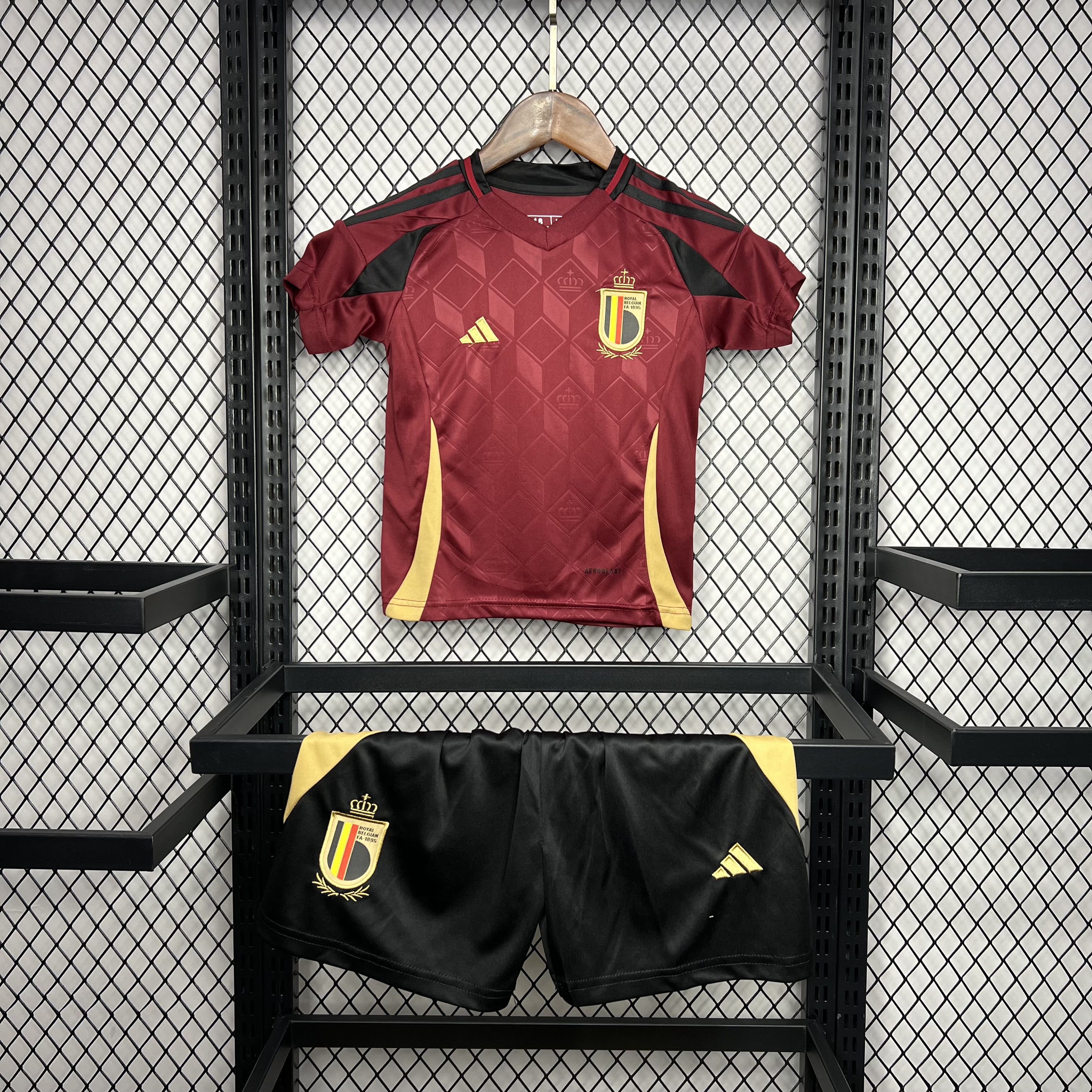 Belgium 2024 Home Stadium Kids Kit - Unitedfutballjersey