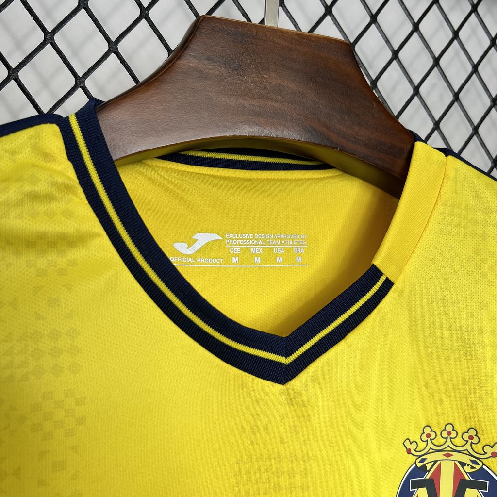 Villarreal 24-25 Home Stadium Jersey - Fans Version - Unitedfutballjersey