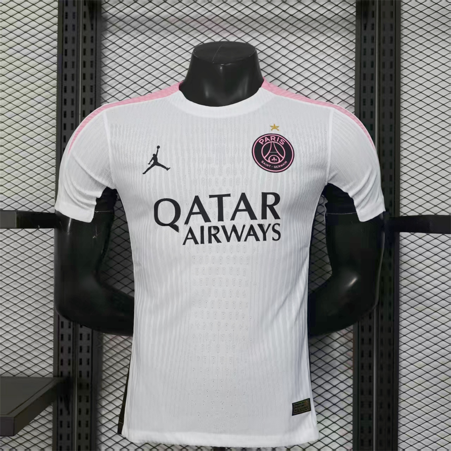 Paris Saint-Germain PSG 25-26 White Pre-Match Training Jersey - Player Version - Unitedfutballjersey