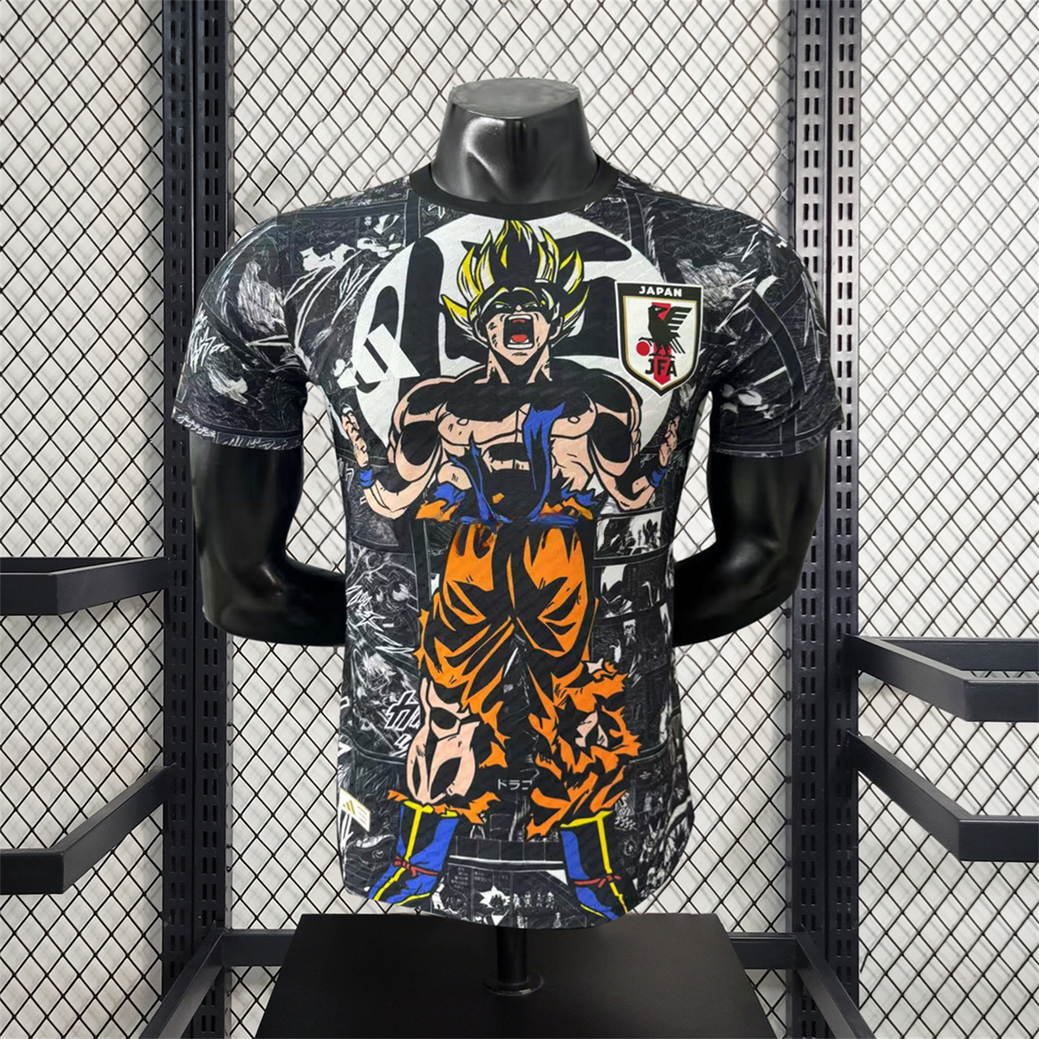 Japan 25-26 Muscle Saiyan Black Special Jersey - Player Version - Unitedfutballjersey