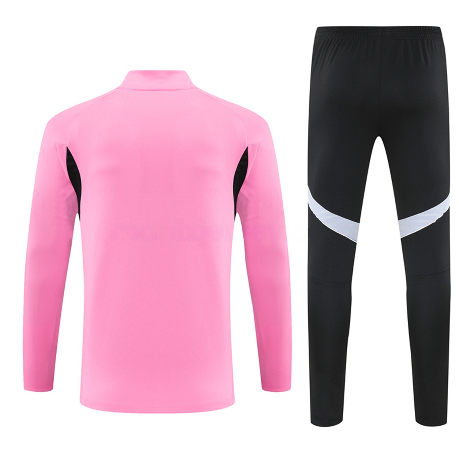 INT M.A.M 25-26 Kid Long Sleeves Training Set - Pink Top & Black Pants - Unitedfutballjersey