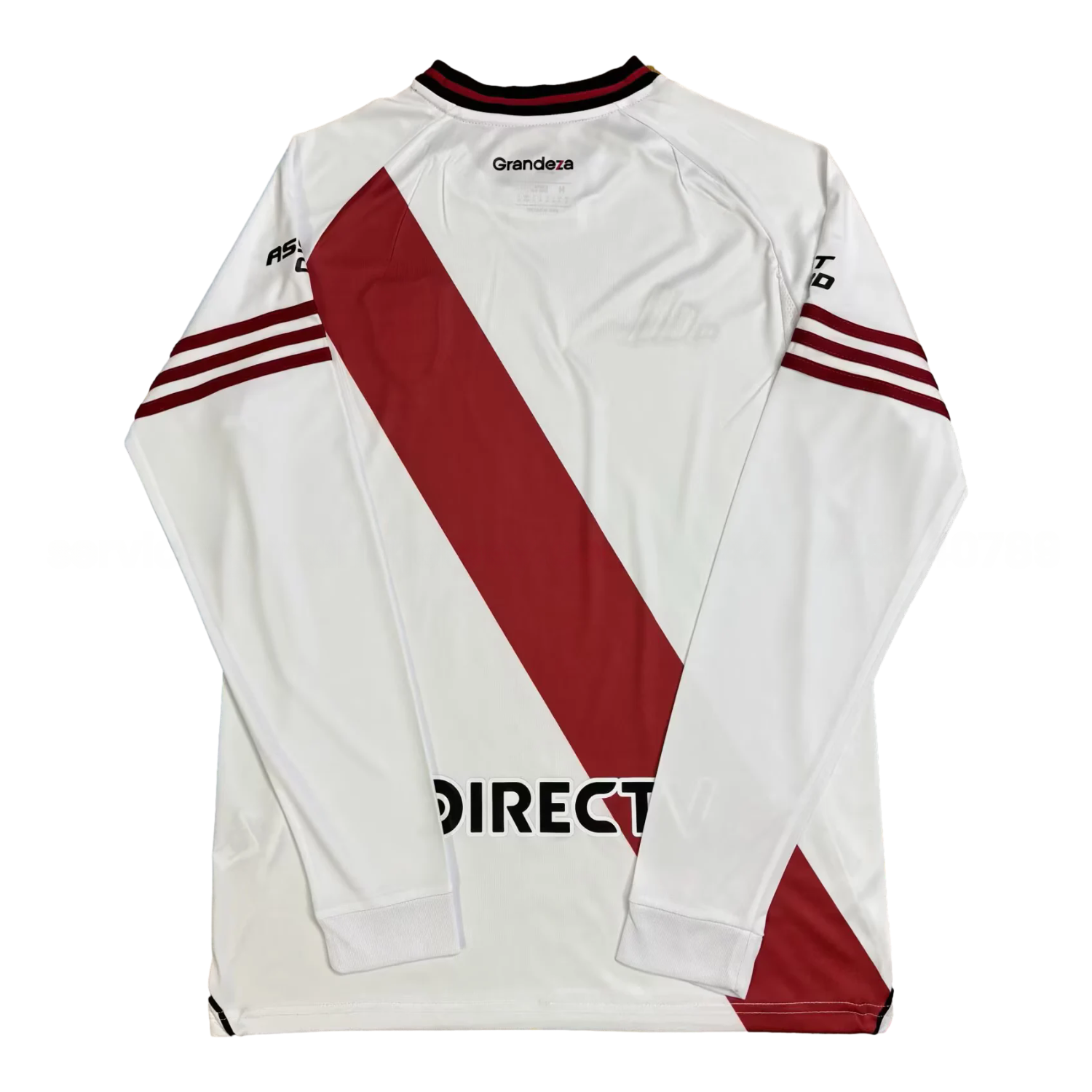 River Plate 25-26 Home Unsponsored Long Sleeves Jersey - Fans Version - Unitedfutballjersey