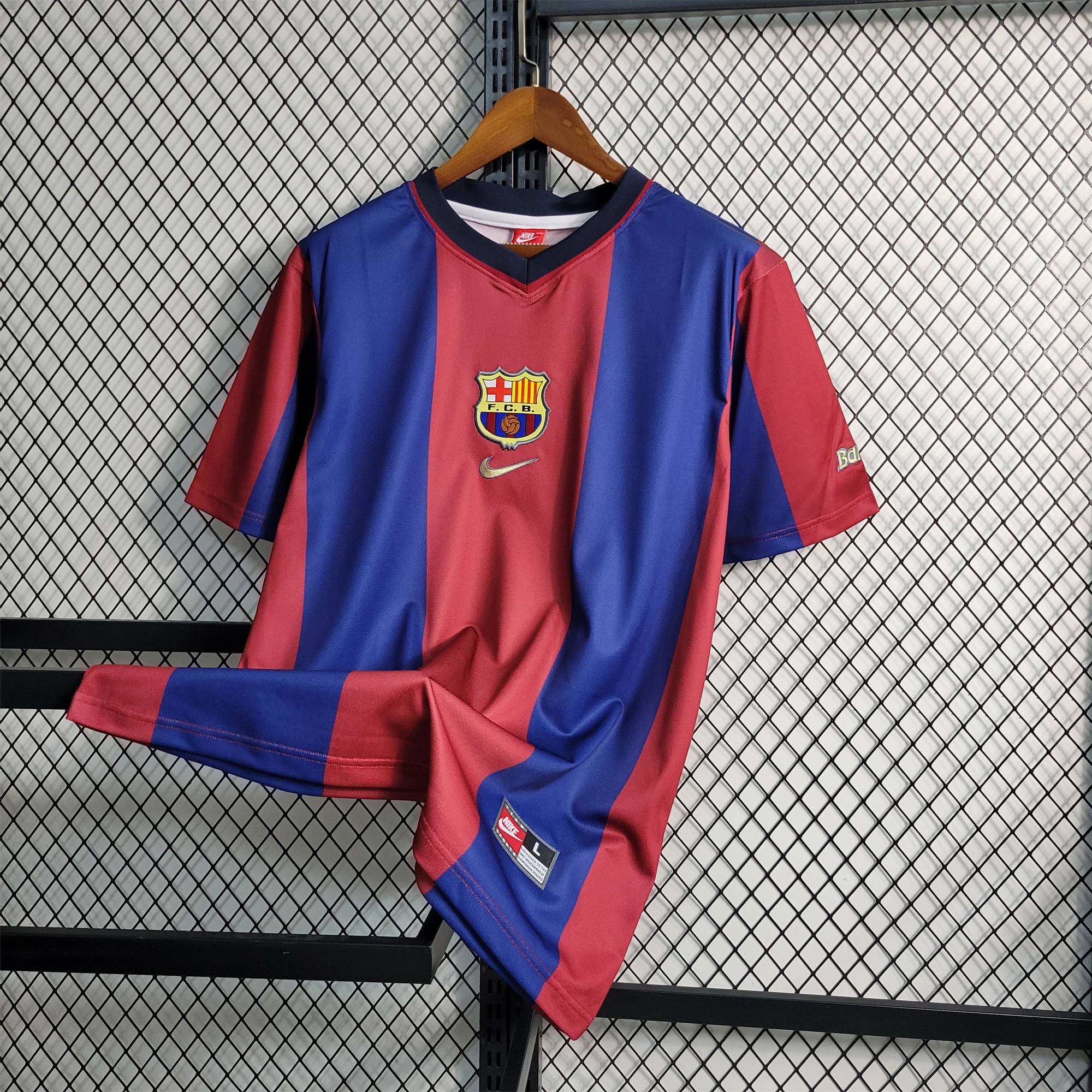 Retro Barcelona 98-99 Home Stadium Jersey - Unitedfutballjersey