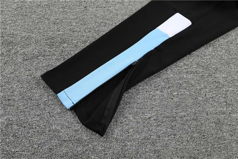 Manchester City 23-24 Long Sleeve Training Set -Black - Unitedfutballjersey