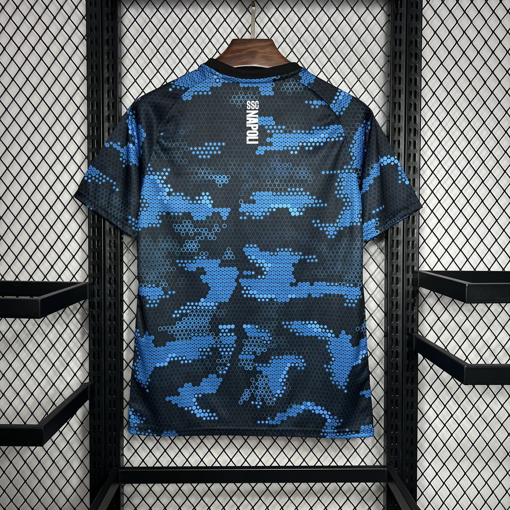 Napoli 24-25 Black Blue Training Jersey - Fans Version - Unitedfutballjersey