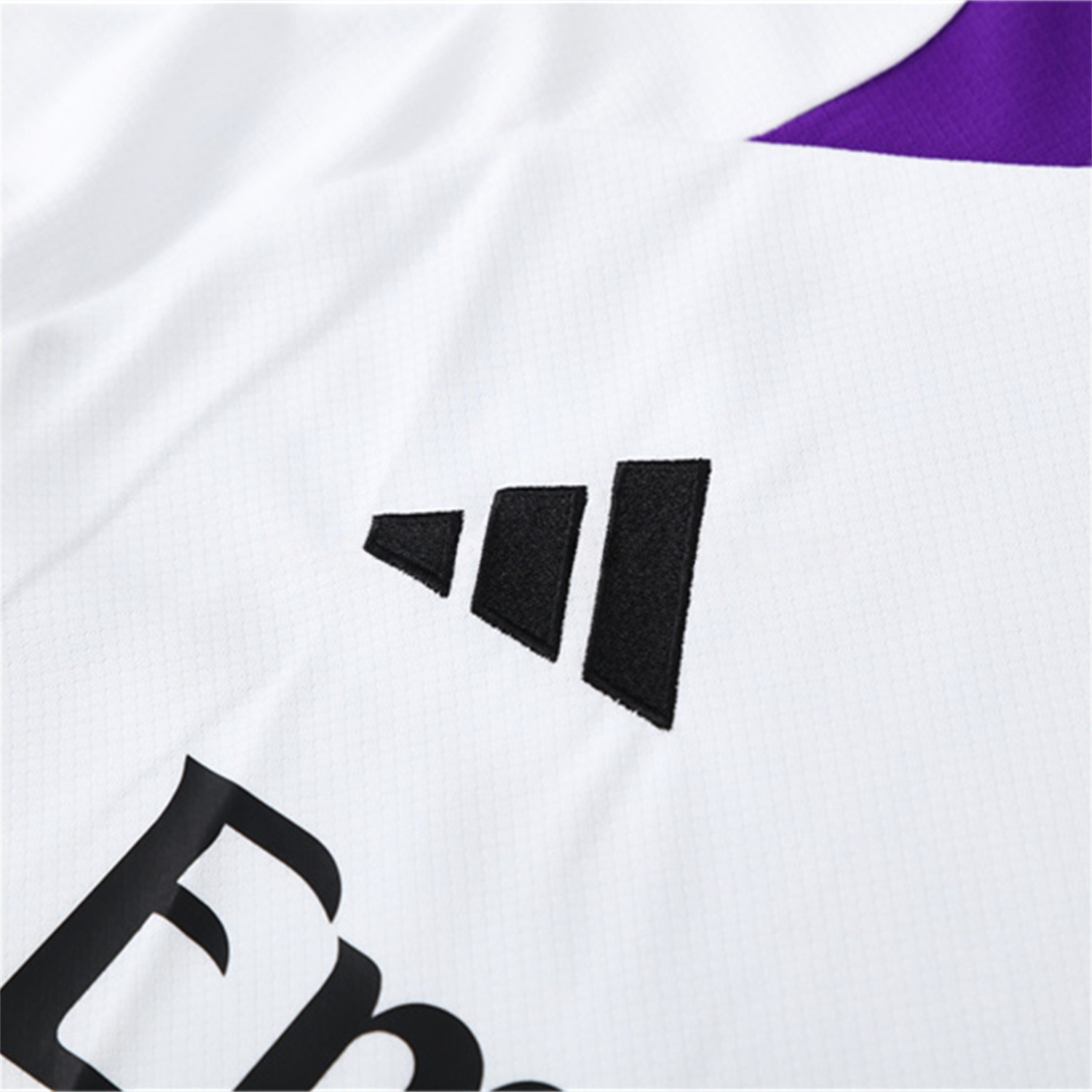 Real Madrid 24-25 Short-Sleeve Kids Training Set - White with Purple - Unitedfutballjersey
