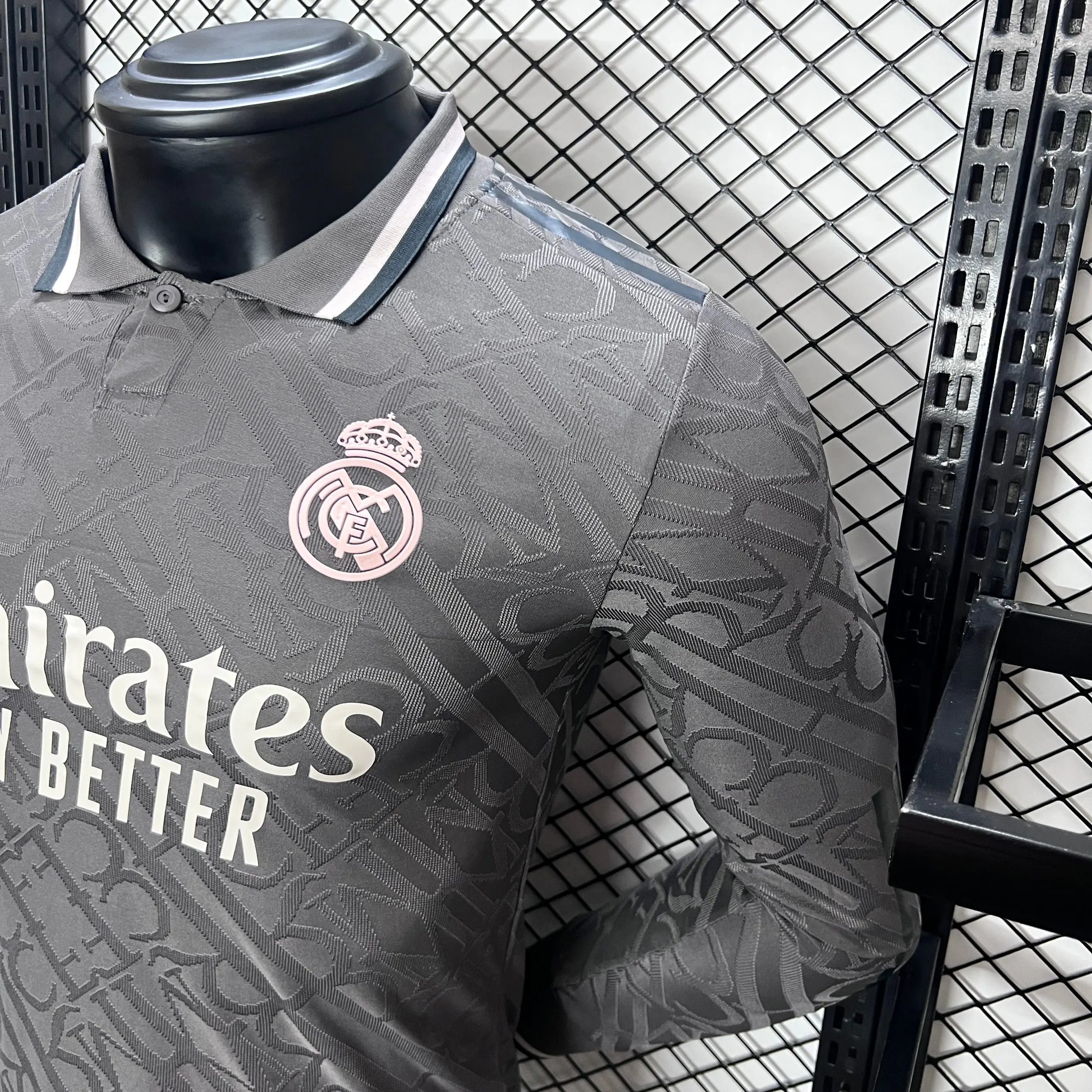 Real Madrid 24-25 Third Long Sleeve Jersey - Player Version - Unitedfutballjersey