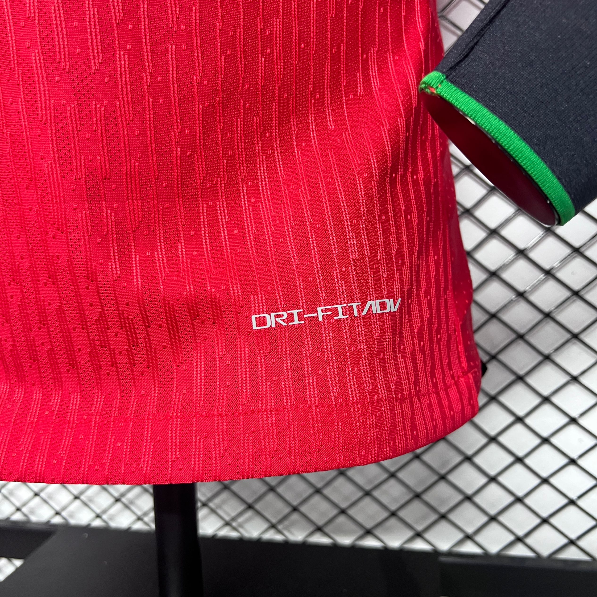 Portugal 2024 Home Stadium Long Sleeve Jersey - Player Version - Unitedfutballjersey