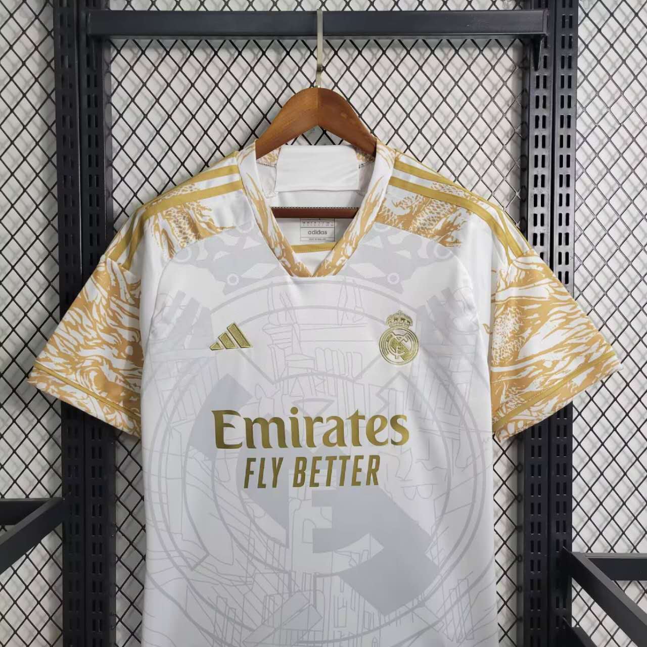 Real Madrid 23-24 Gold Special Edition Jersey - Fans Version - Unitedfutballjersey