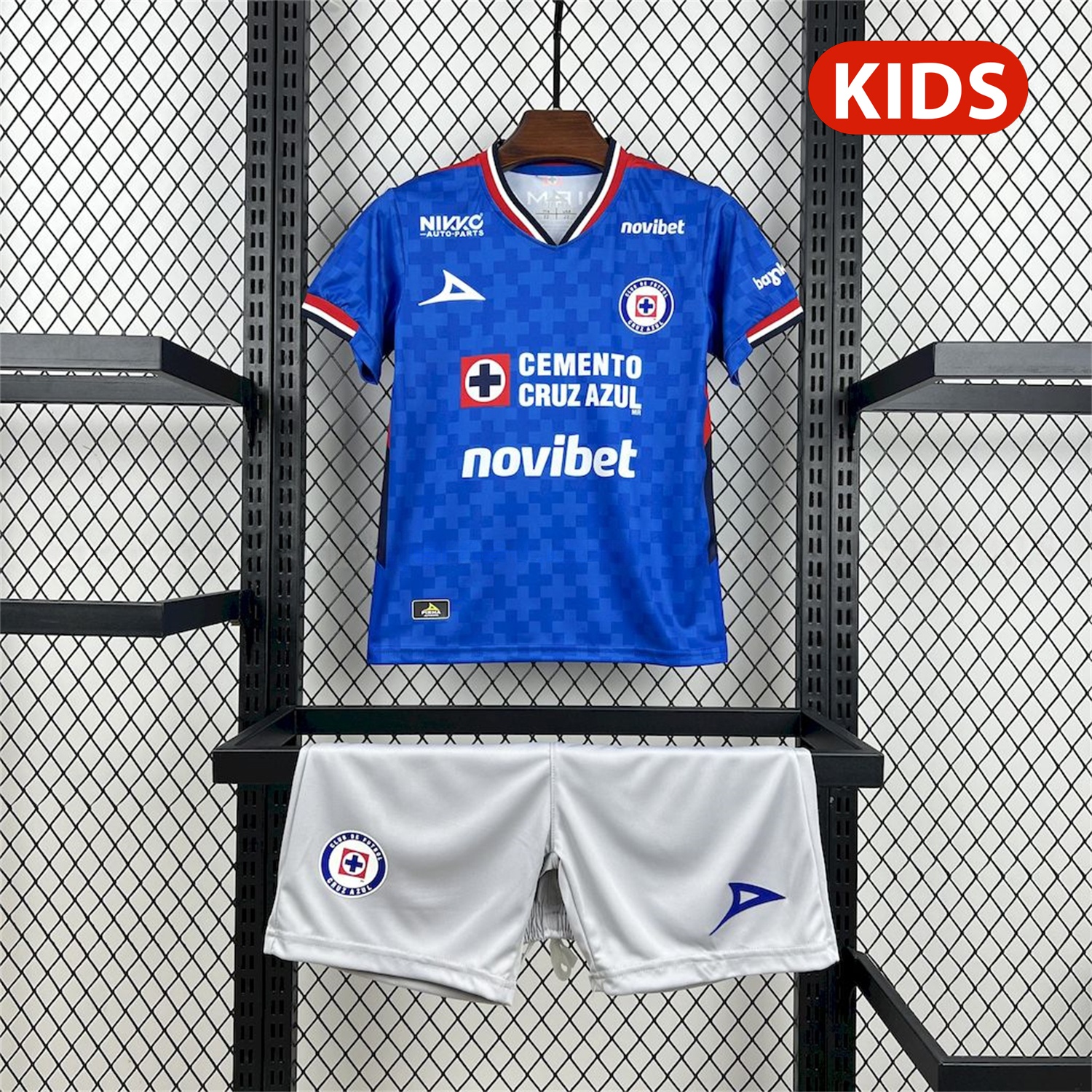 Cruz Azul 25-26 Home Kids Kit - Unitedfutballjersey