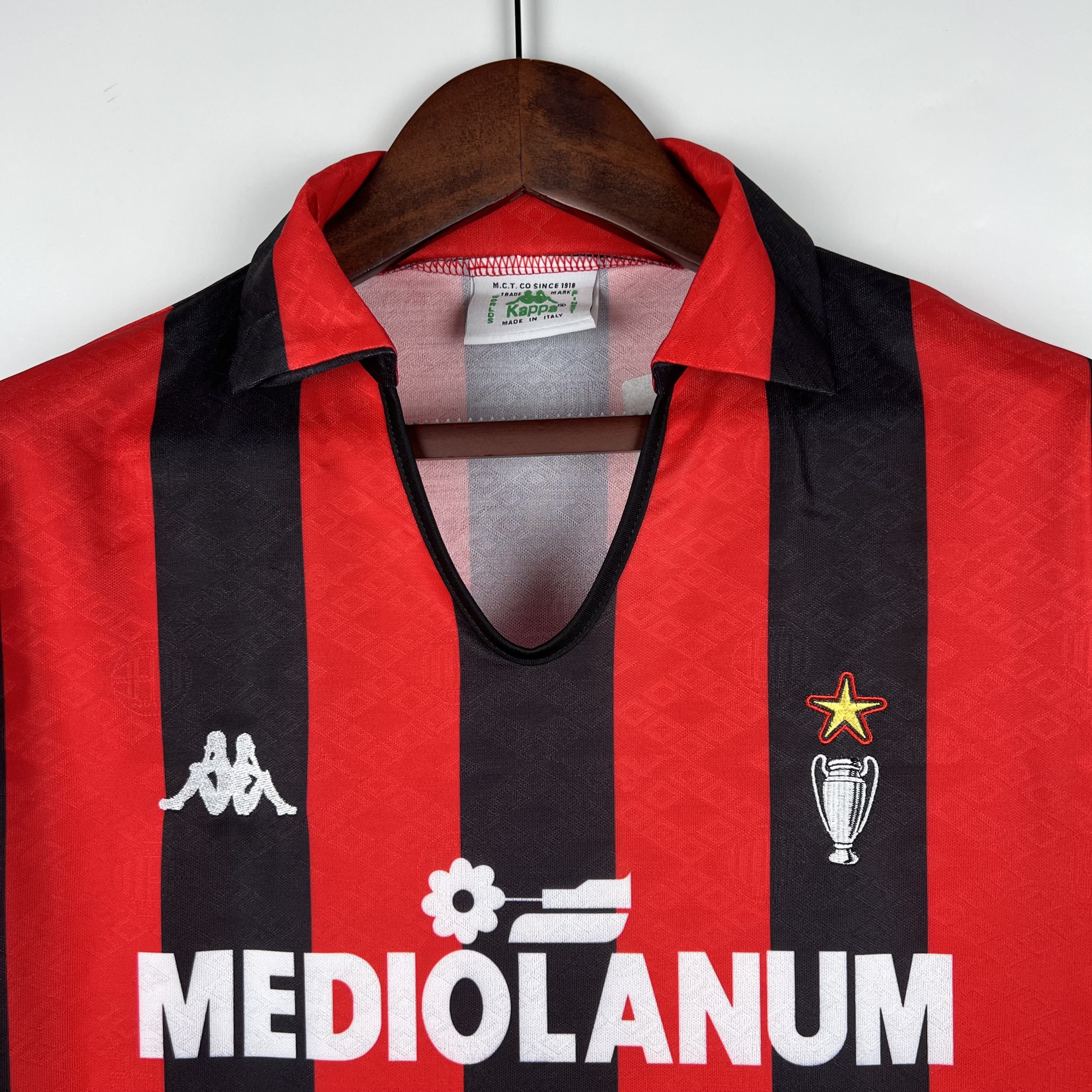 Retro AC Milan 1989-90 Home Stadium Jersey - Unitedfutballjersey