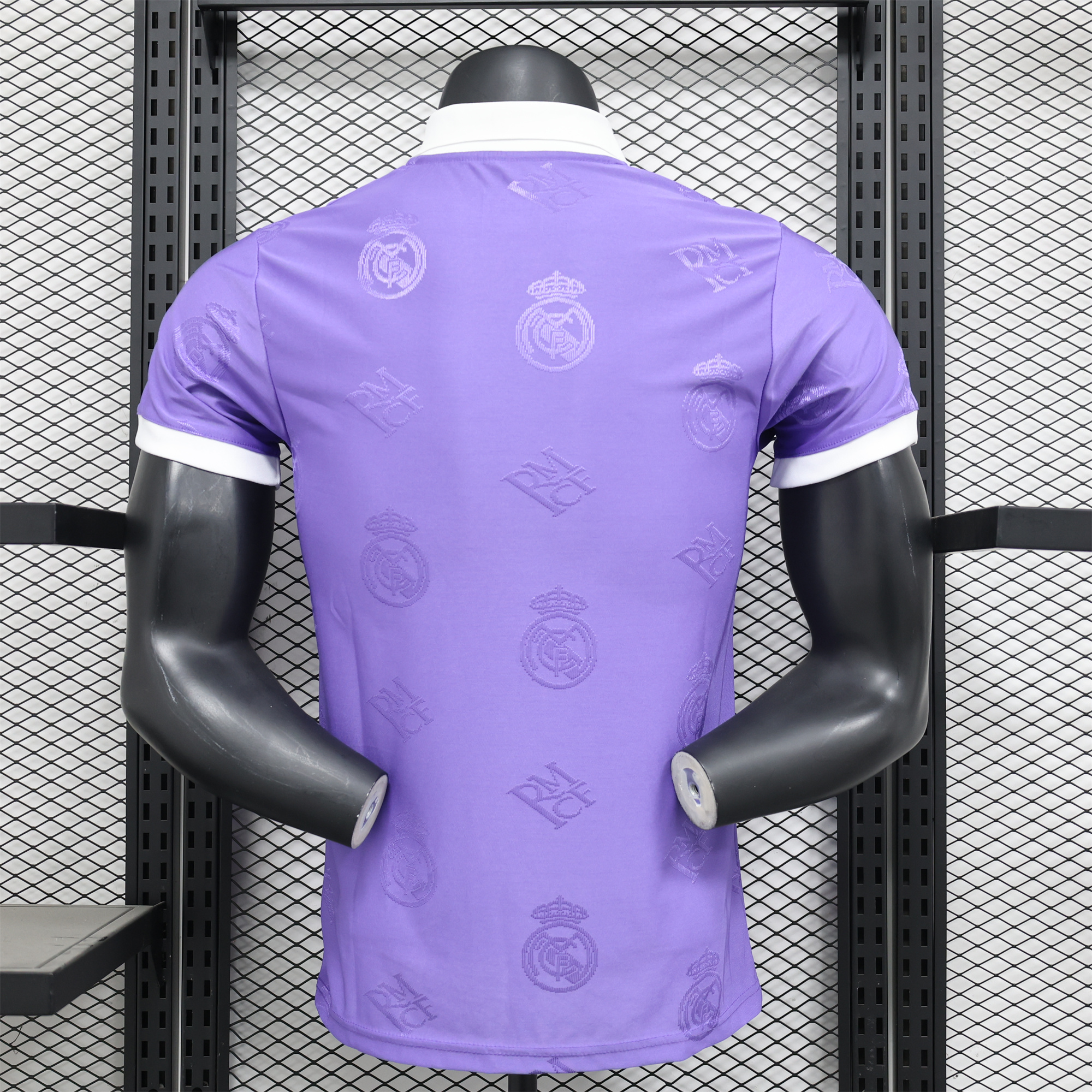 Real Madrid 24-25 Purple LOGO Special Edition Jersey - Player Version - Unitedfutballjersey