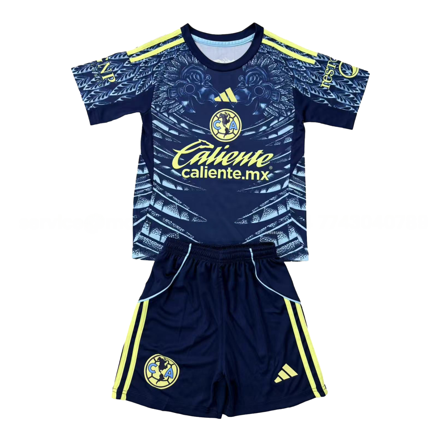 Club América 25-26 Away Men's Adult Jersey Set - Fans Version - Unitedfutballjersey