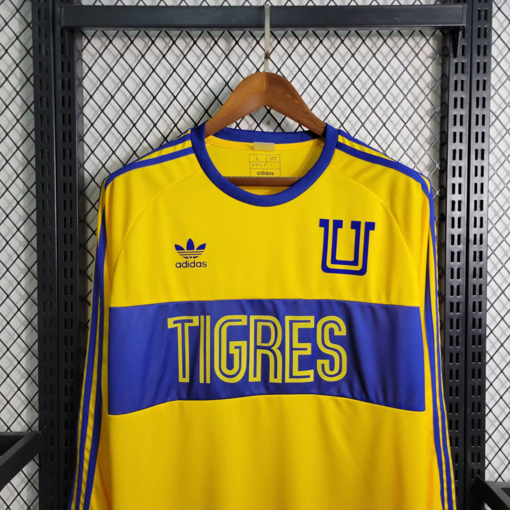 Tigres UANL 23-24 Home Stadium Long Sleeve Jersey - Fans Version - Unitedfutballjersey
