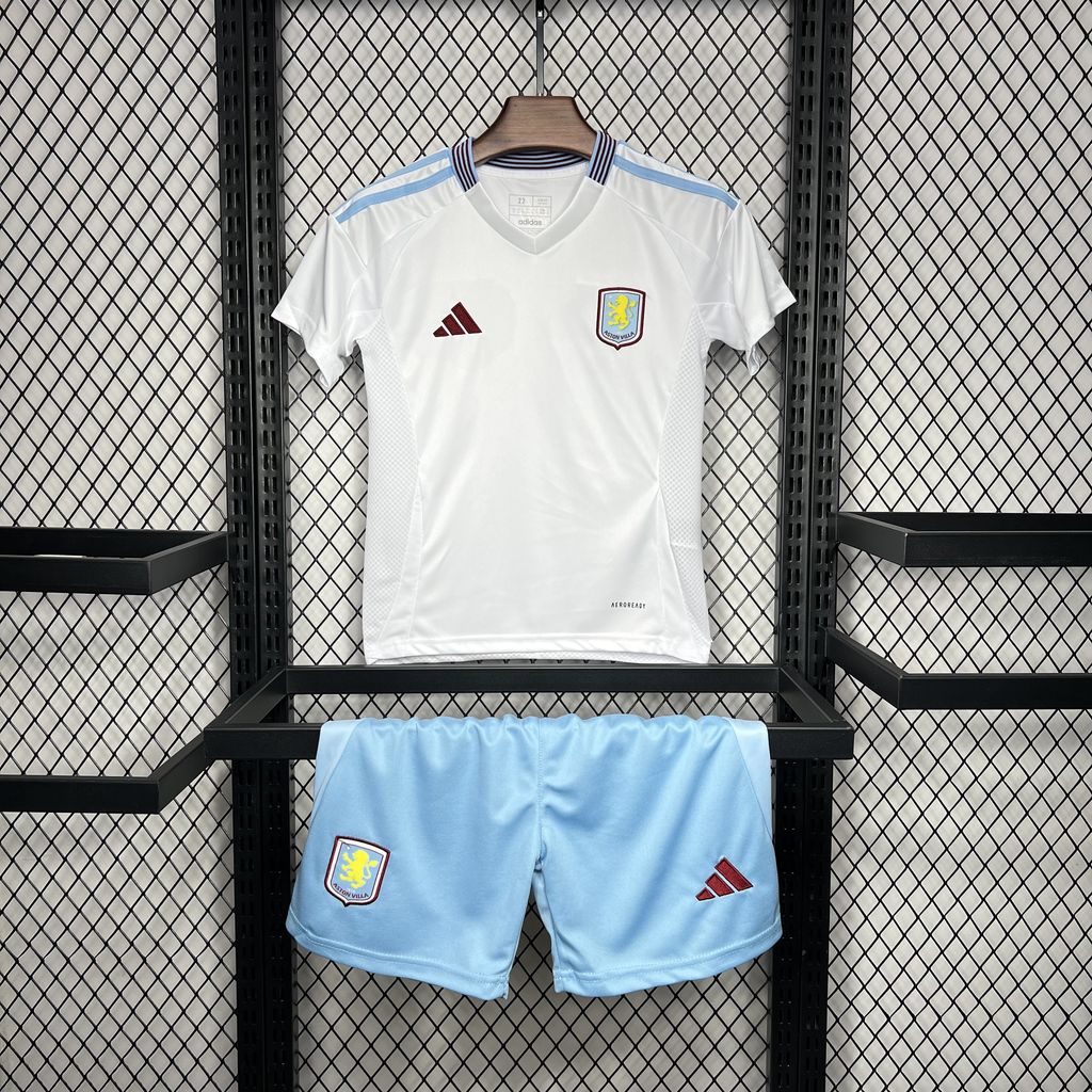 Aston Villa 24-25 Away Kids Kit - Unitedfutballjersey