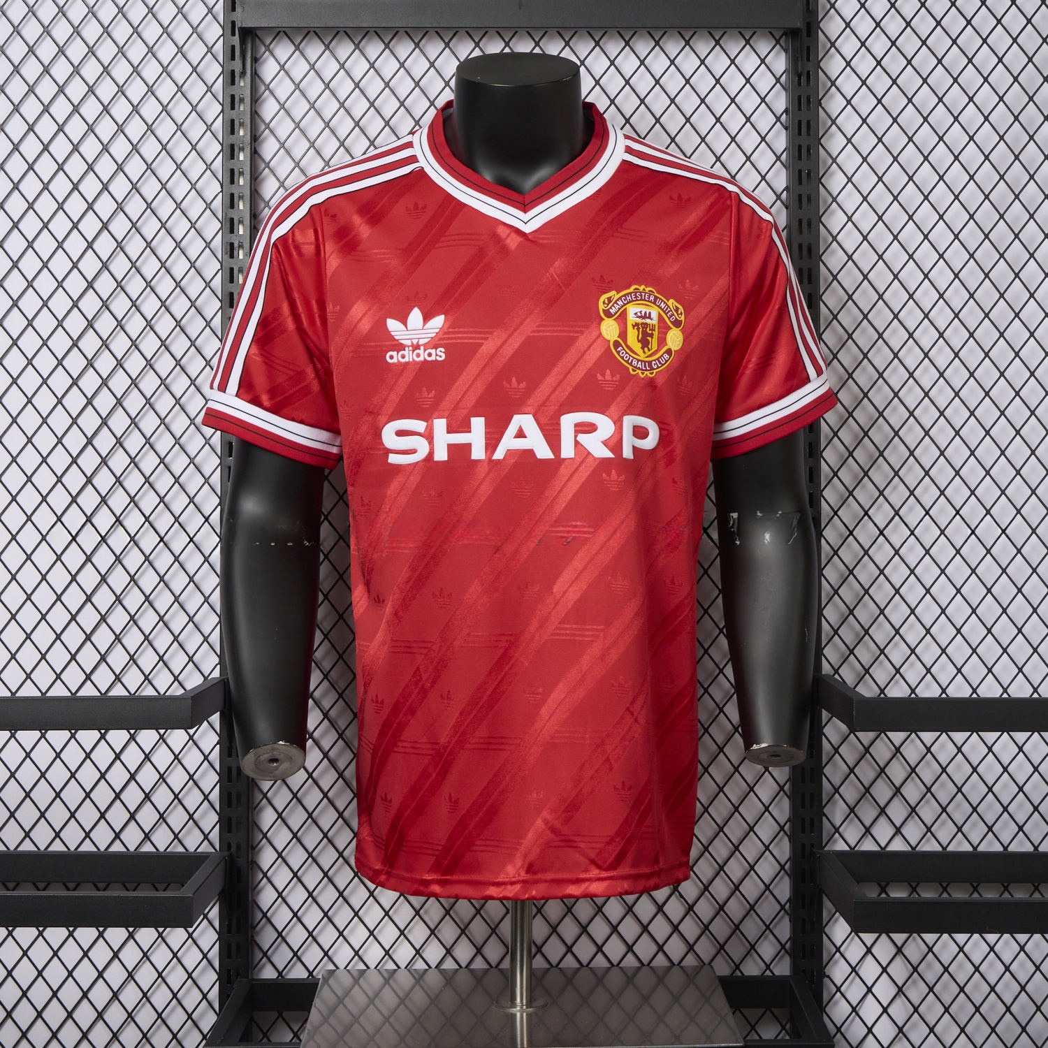 Retro Manchester United 1986-88 Home Remake Jersey - Player Version - Unitedfutballjersey