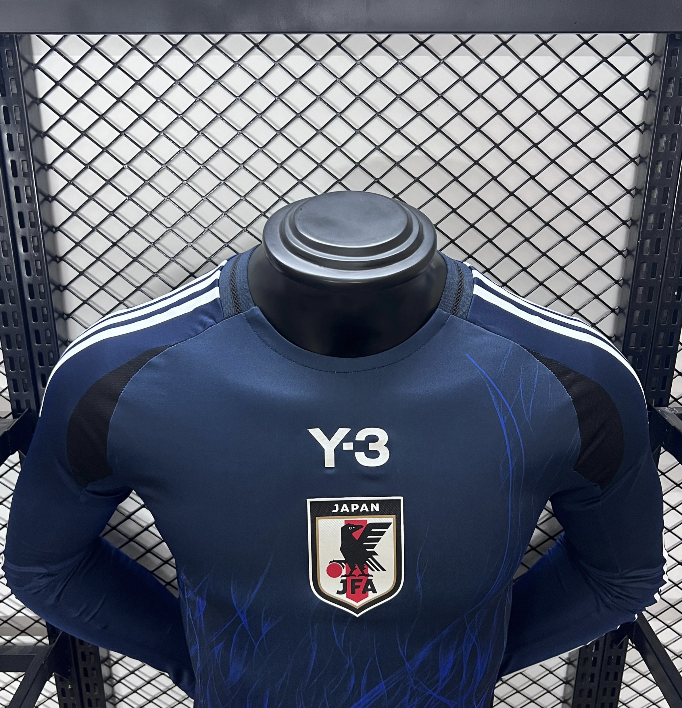 Japan 2024 Y3 Home Stadium Long Sleeve Jersey - Player Version - Unitedfutballjersey