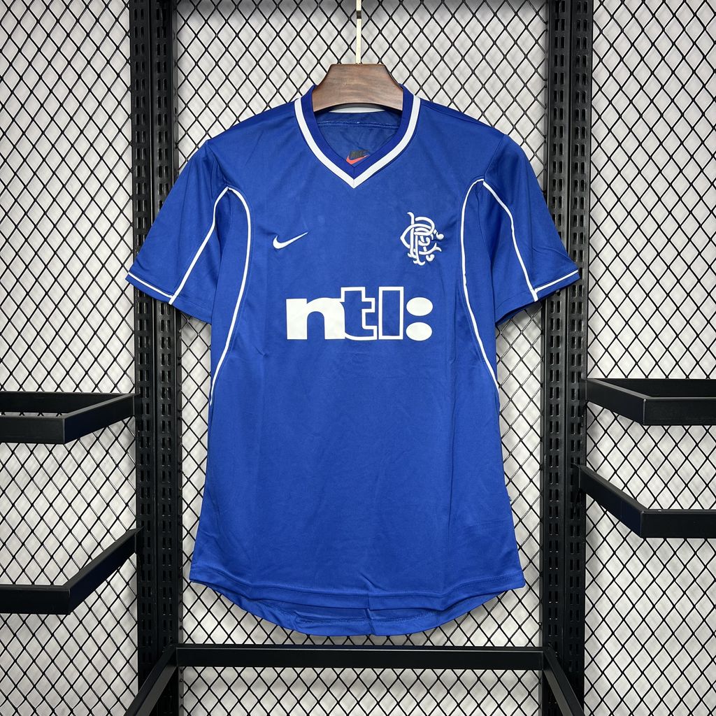 Retro Glasgow Rangers 1999-01 Home Stadium Jersey - Unitedfutballjersey