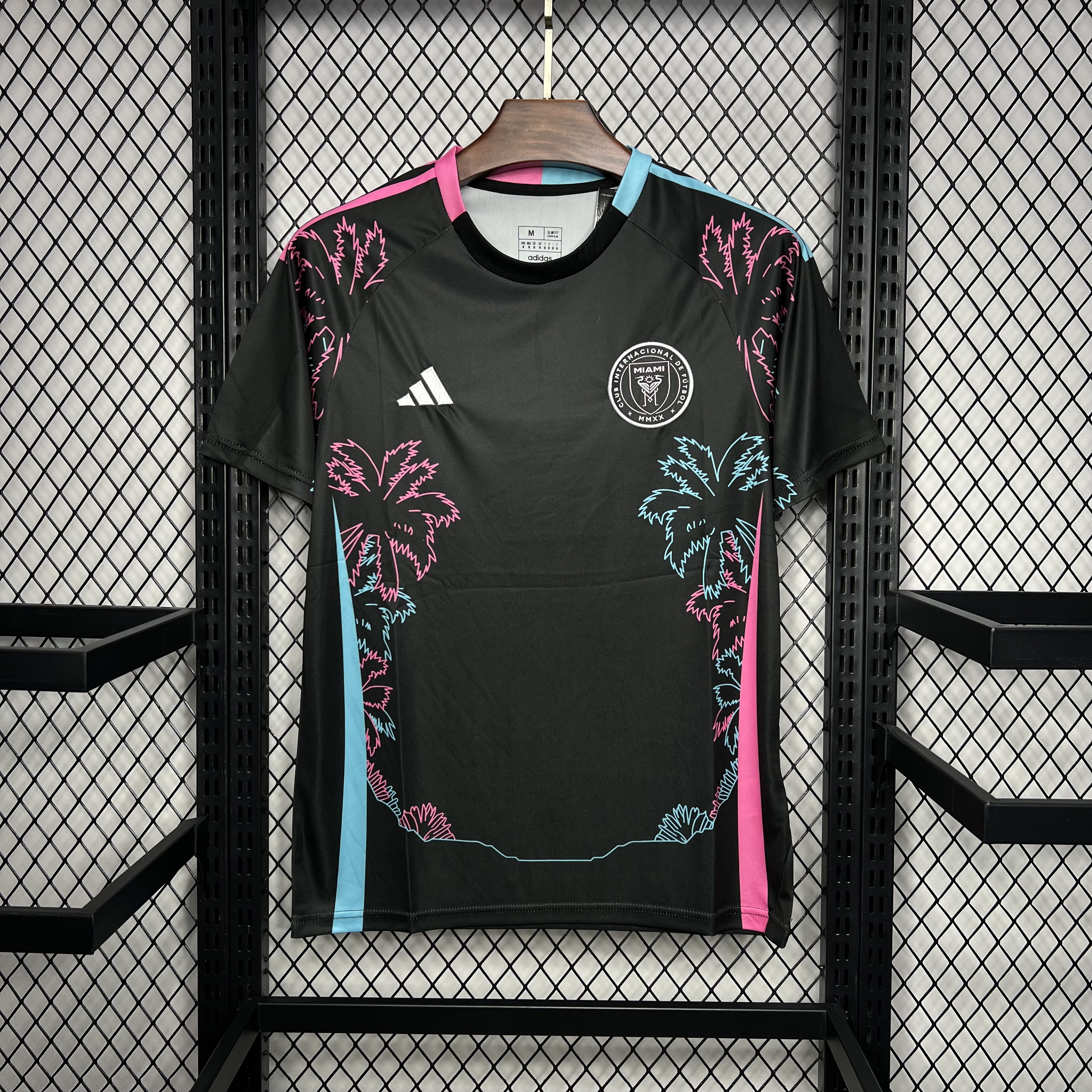 INT M.A.M 24-25 Black Summer Coconut Tree Style Jersey - Fans Version - Unitedfutballjersey
