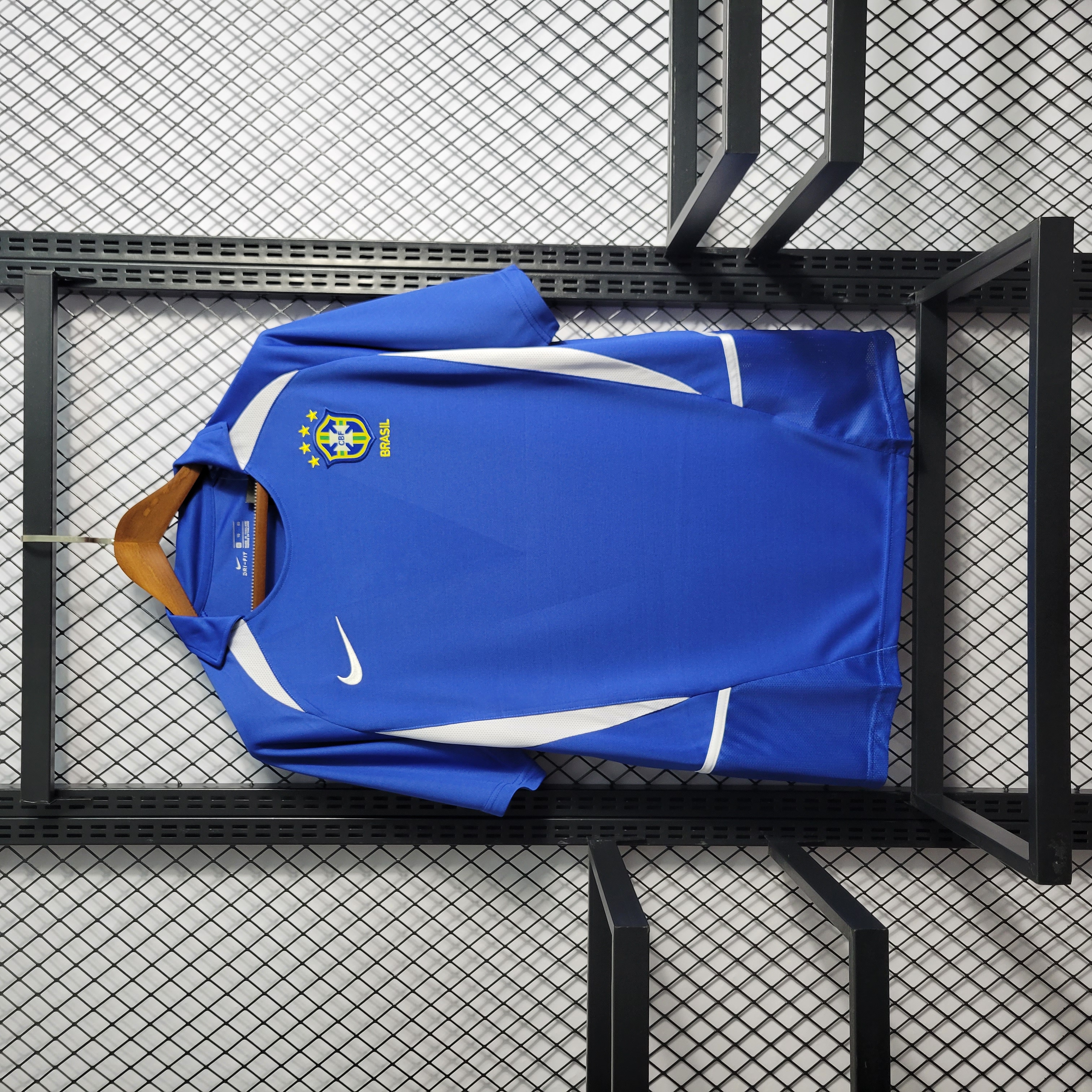 Retro Brazil 2002 Away Stadium Jersey - Unitedfutballjersey