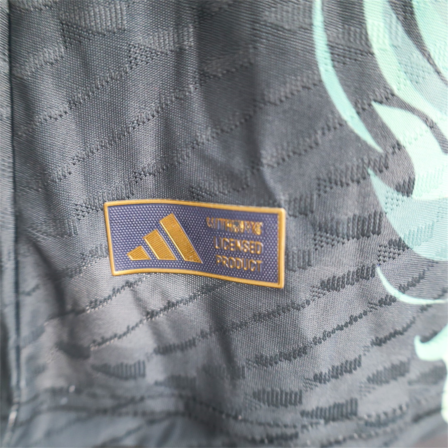 Real Madrid 25-26 Black Green Dragon Soars White Jersey - Player Version - Unitedfutballjersey