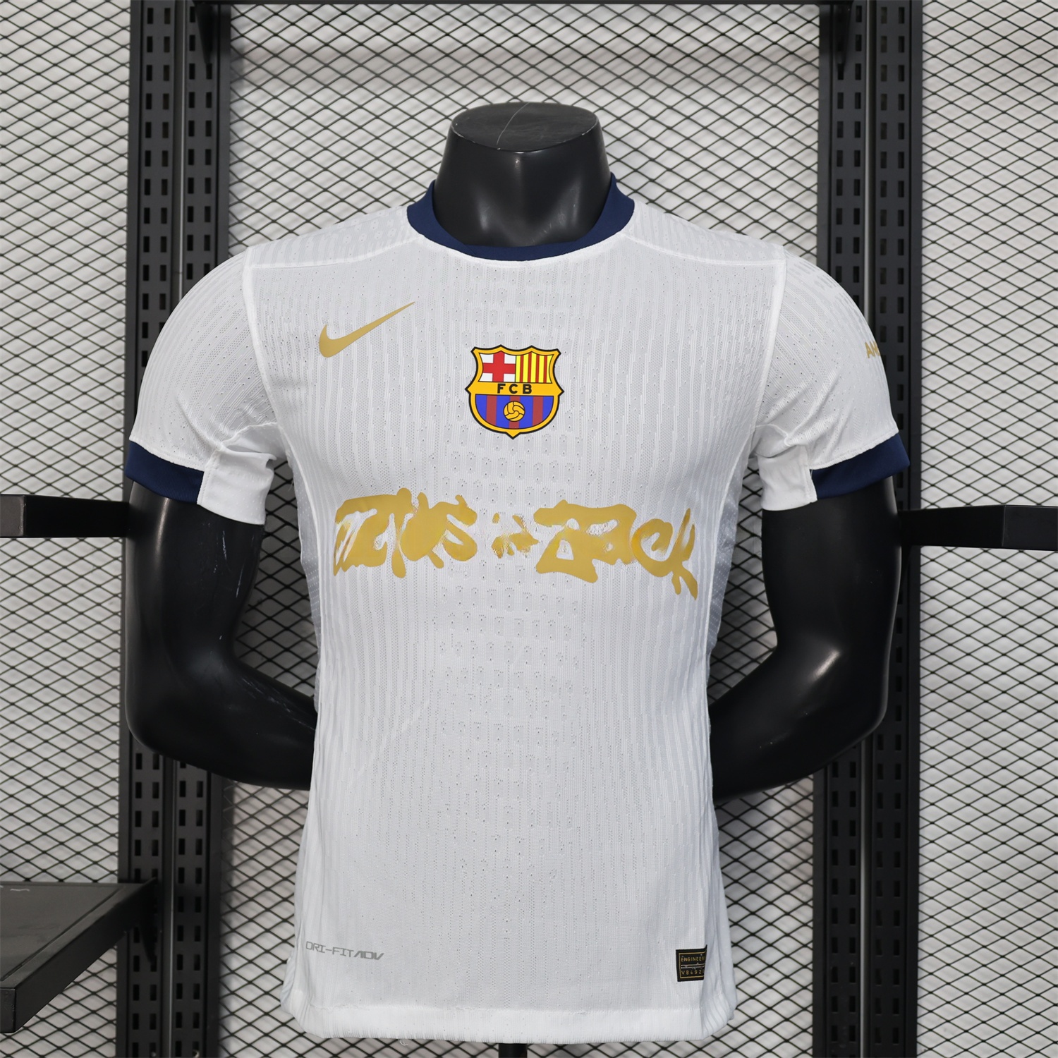 Barcelona x Travis Scott 24-25 White Special Jersey - Player Version - Unitedfutballjersey
