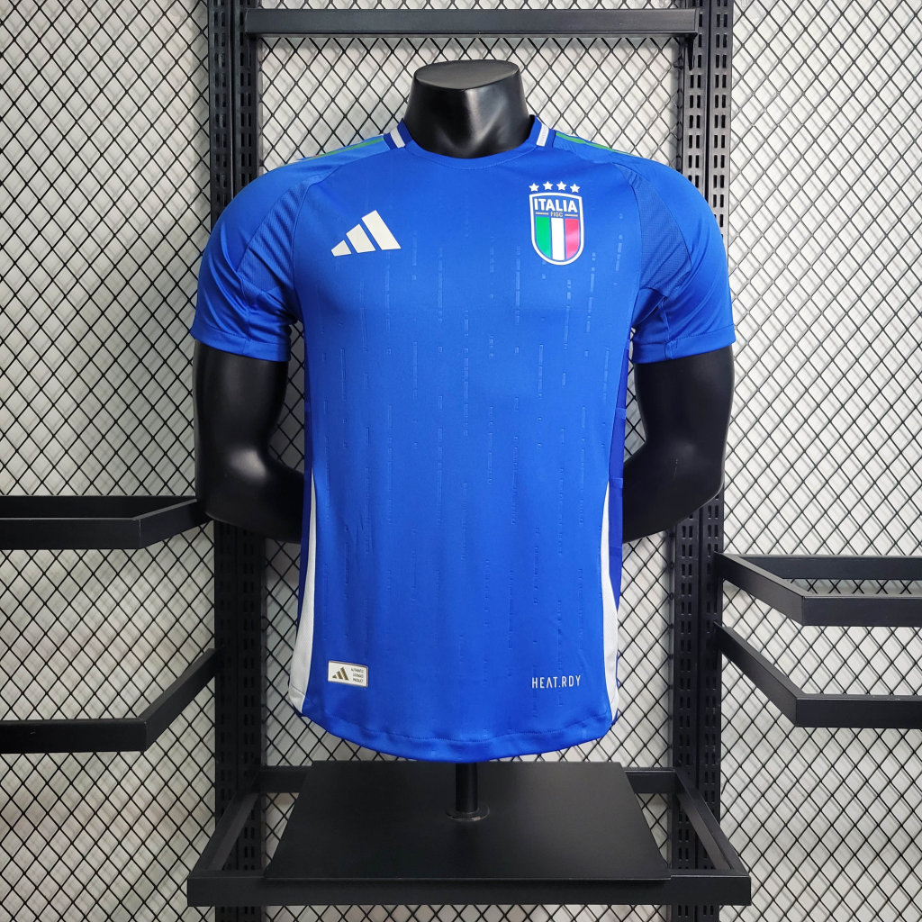 Italy 2024 Home Stadium Jersey - Player Version - Unitedfutballjersey
