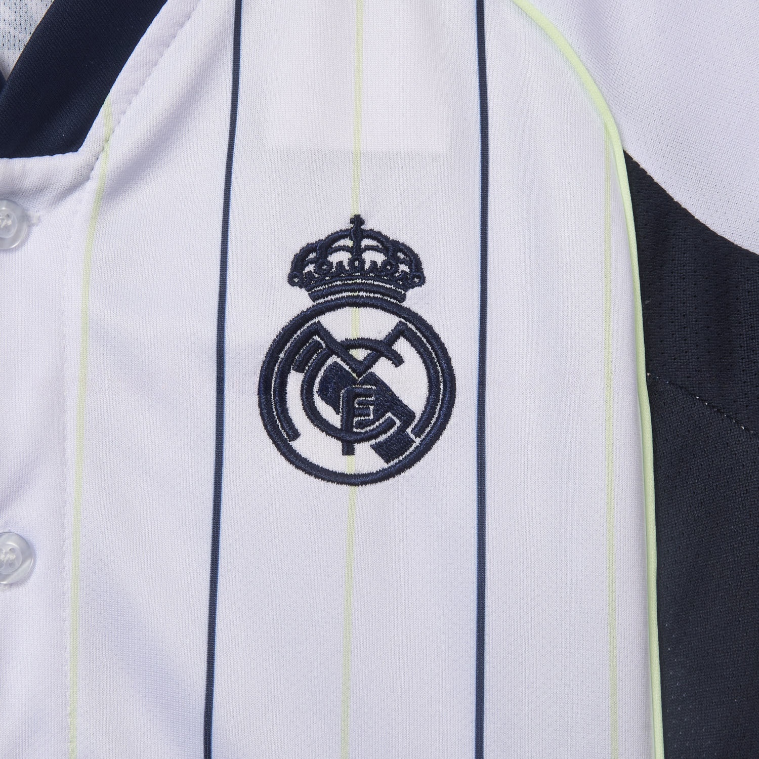 Real Madrid 25-26 White Baseball Kids Kit - Unitedfutballjersey