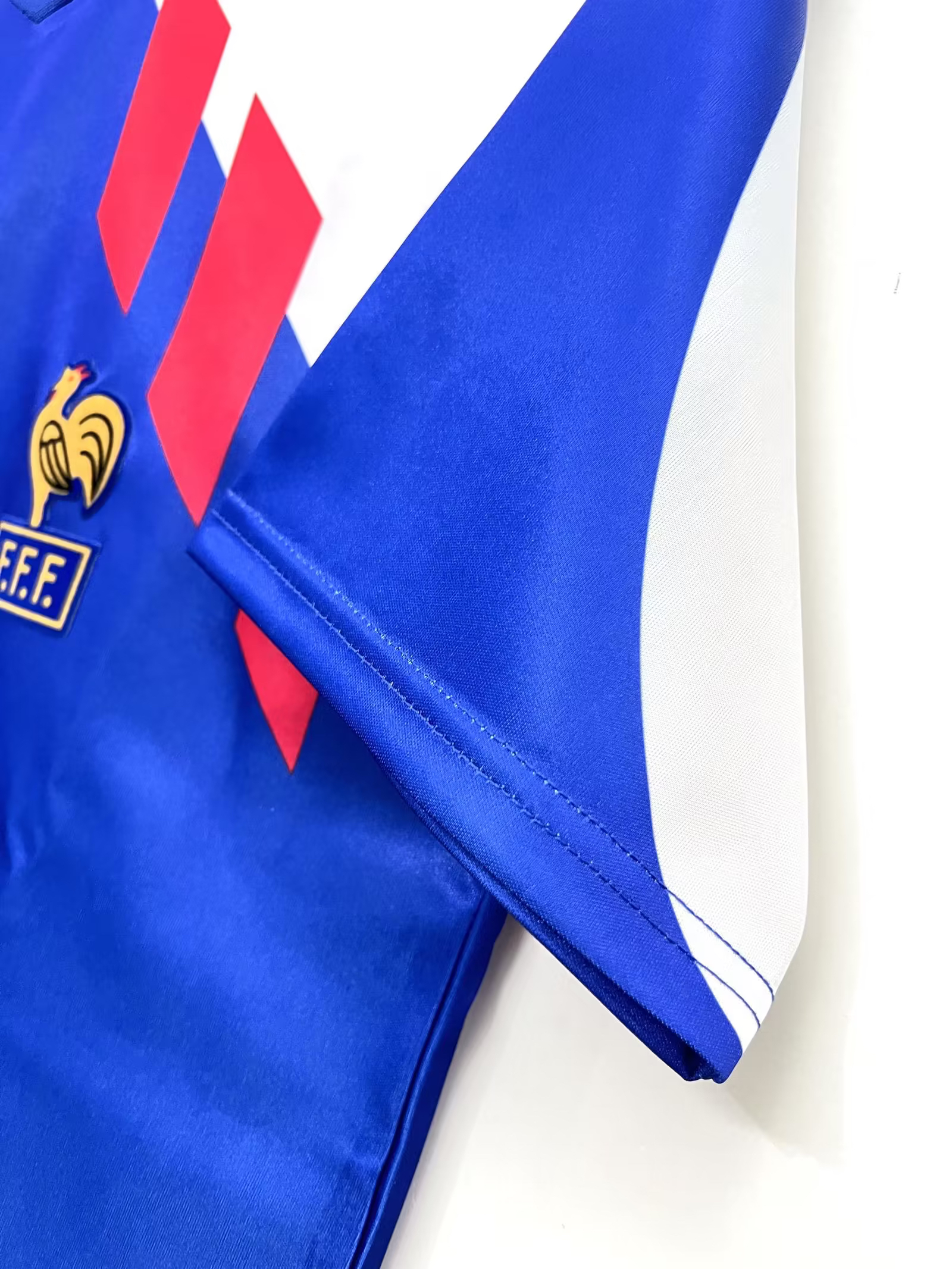 Retro France 1990 Home Stadium Jersey - Unitedfutballjersey