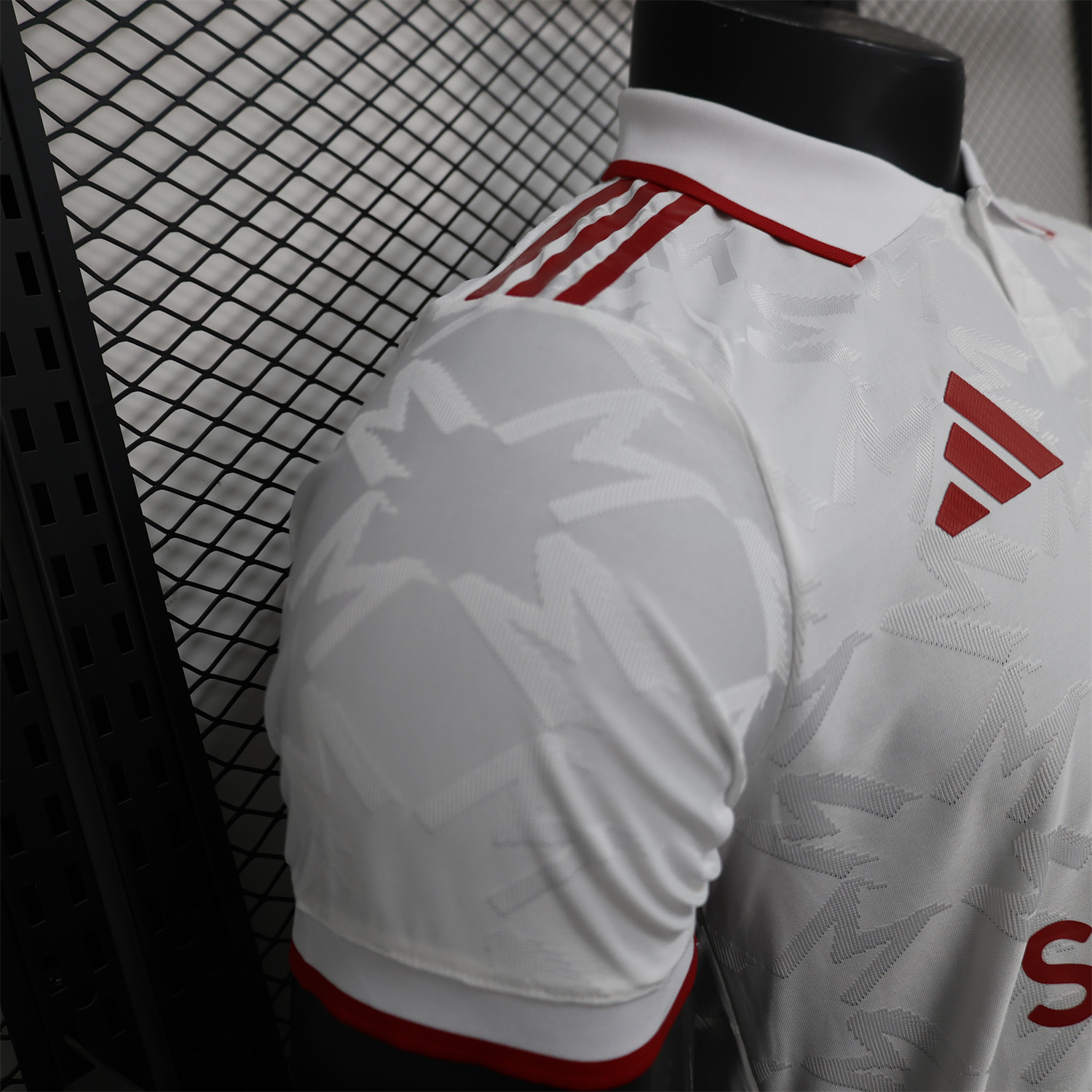 Manchester United 24-25 White POLO Jersey - Player Version - Unitedfutballjersey