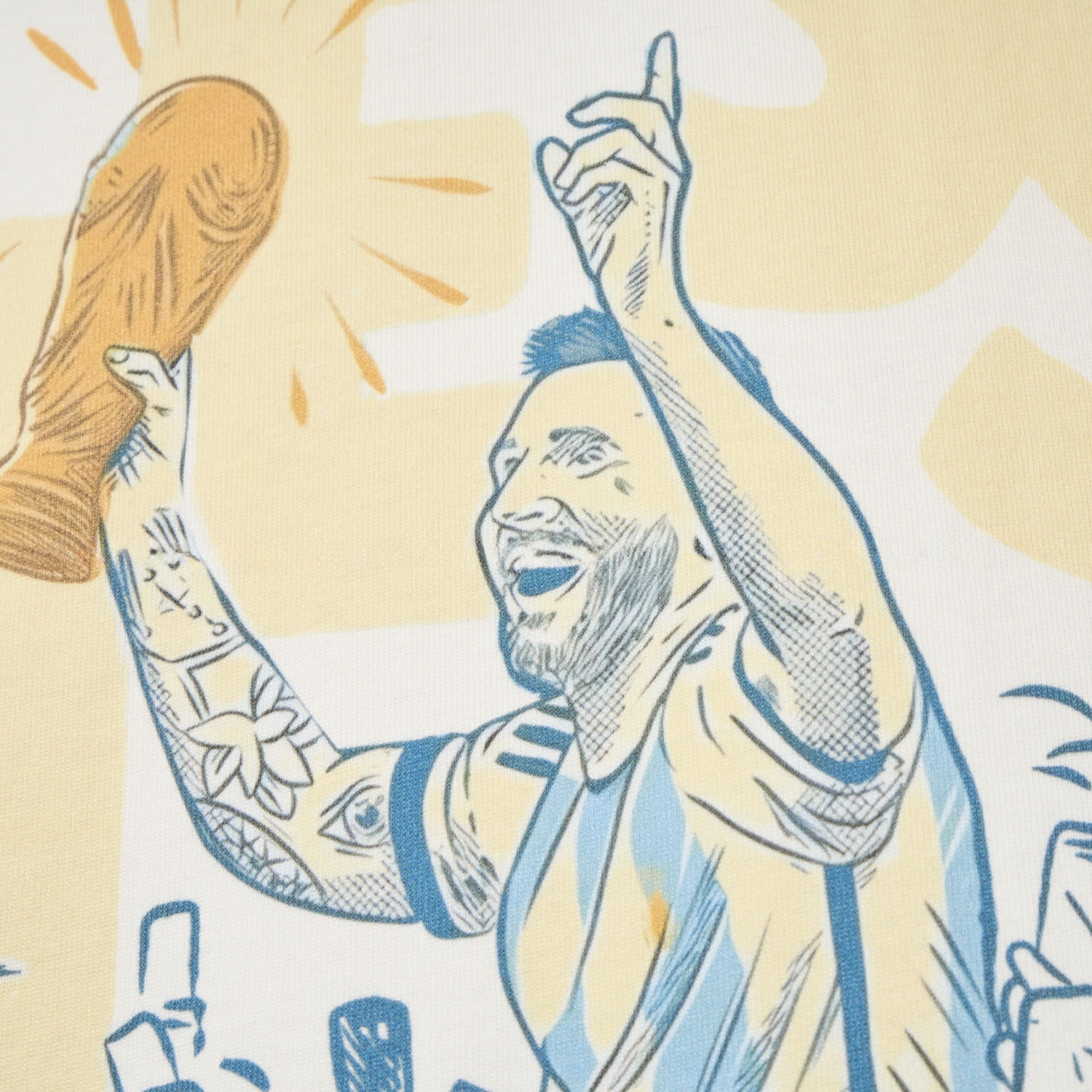 Argentina Messi World Cup Anda Pa Alla Bobo Unisex Pure Cotton T-shirt - Unitedfutballjersey