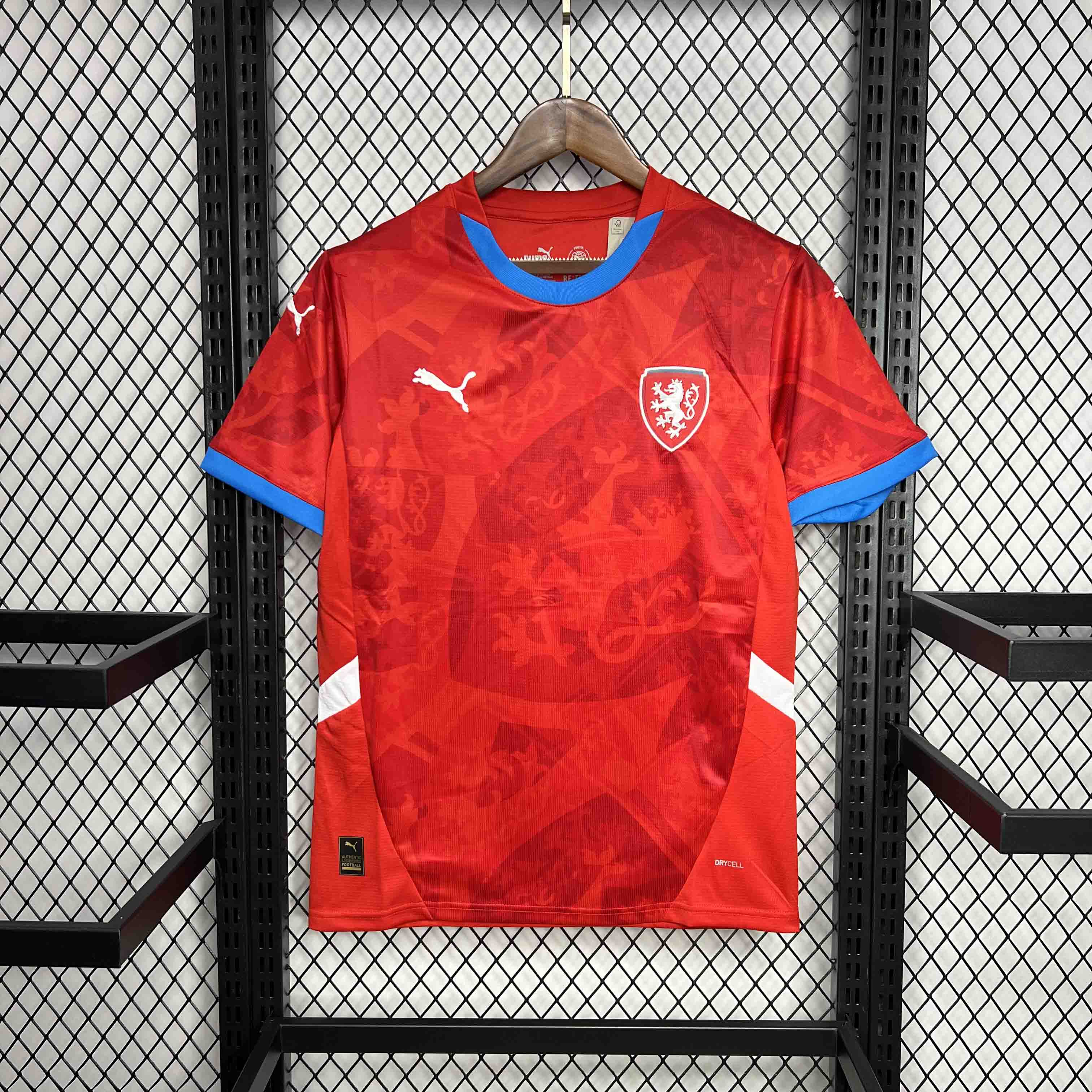 Czech Republic 2024 Home Stadium Jersey - Fans Version - Unitedfutballjersey