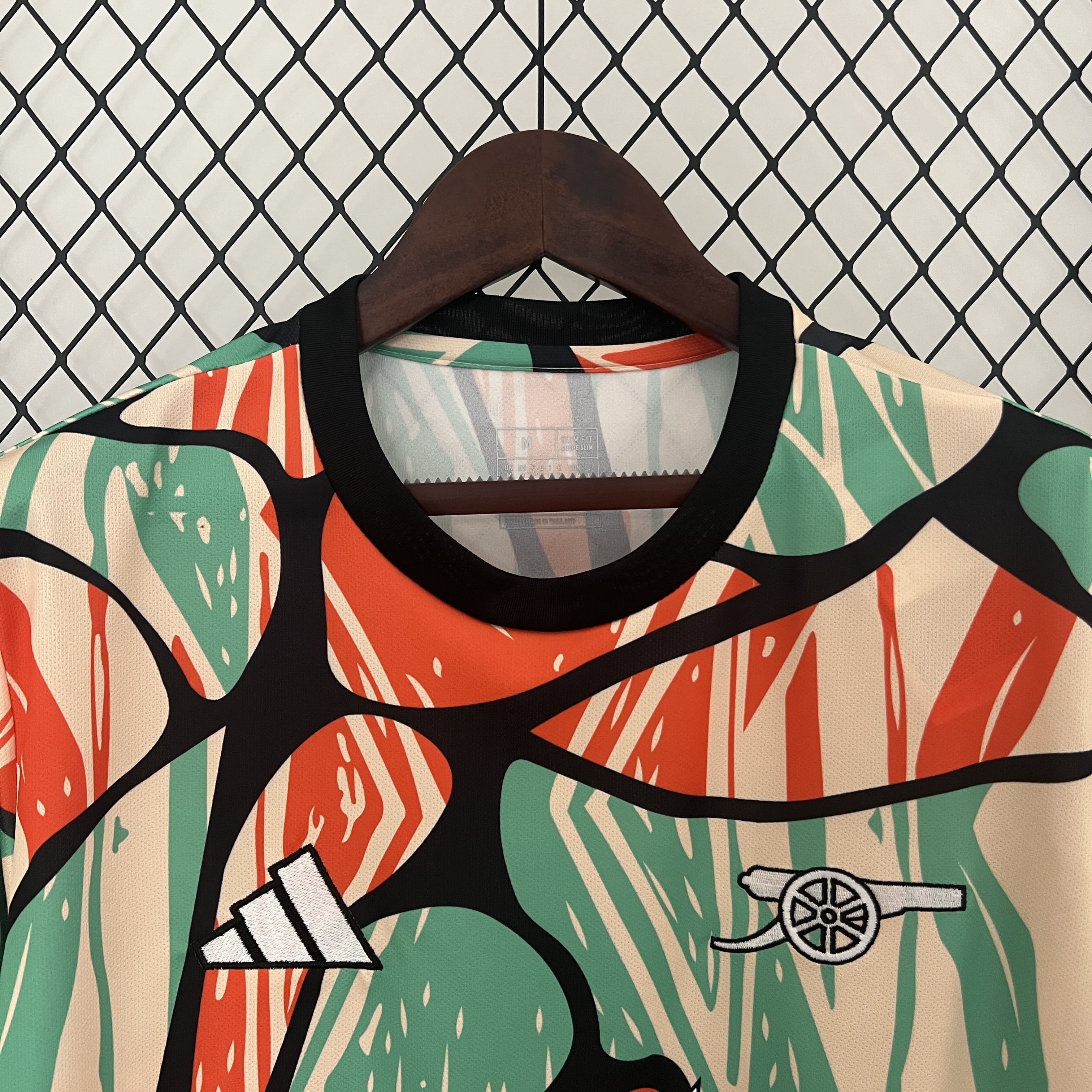 Arsenal 24-25 Red Green Pre-match Jersey - Fans Version - Unitedfutballjersey