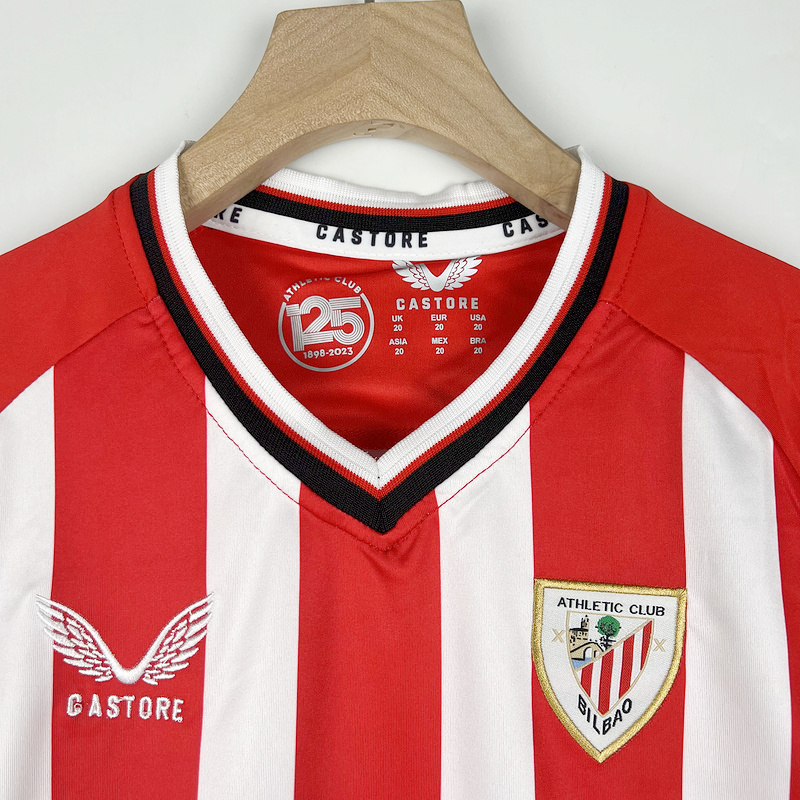 Athletic Bilbao 23-24 Home Stadium Kids Kit - Unitedfutballjersey