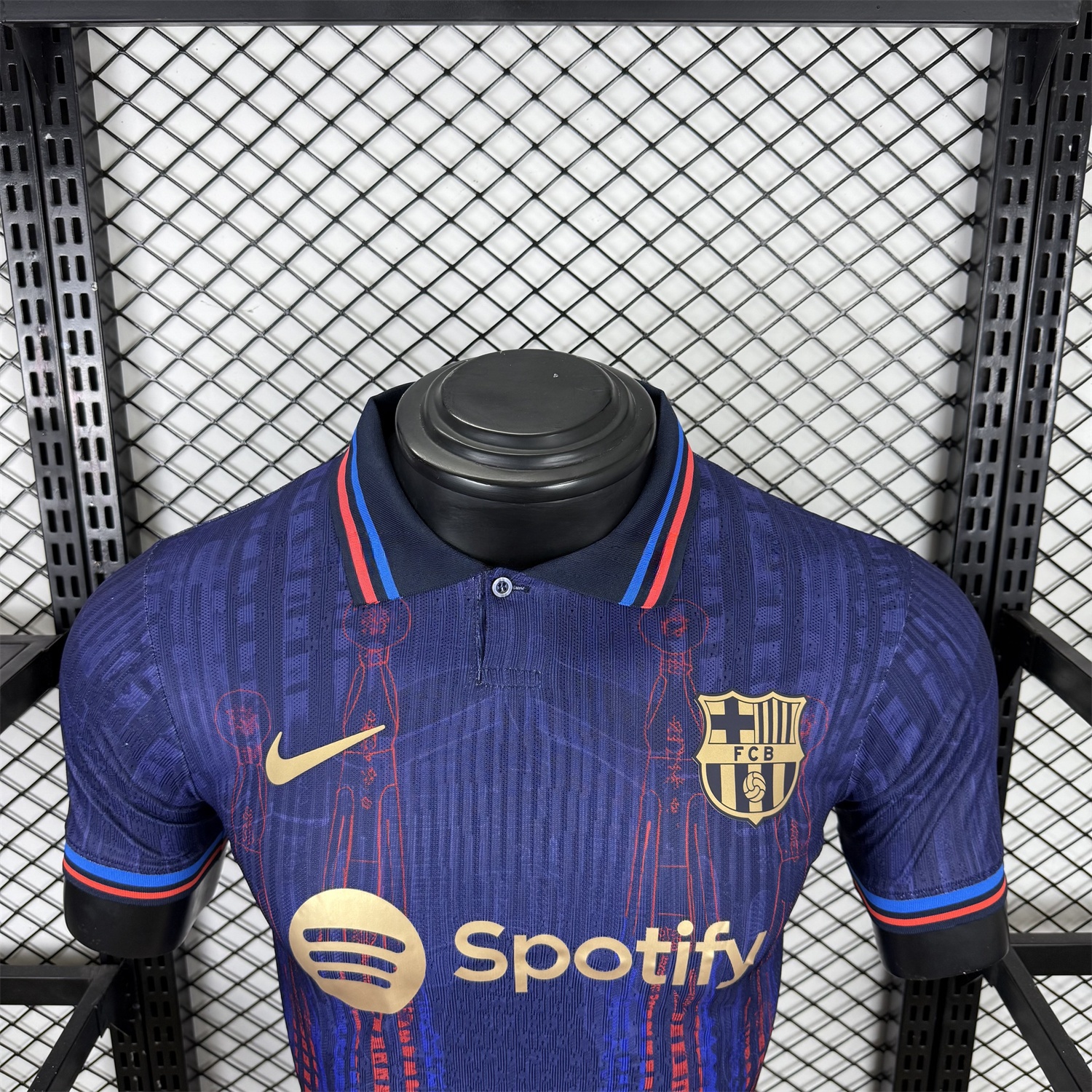 Barcelona 25-26 Sagrada Família Blue Special Edition Jersey - Player Version - Unitedfutballjersey